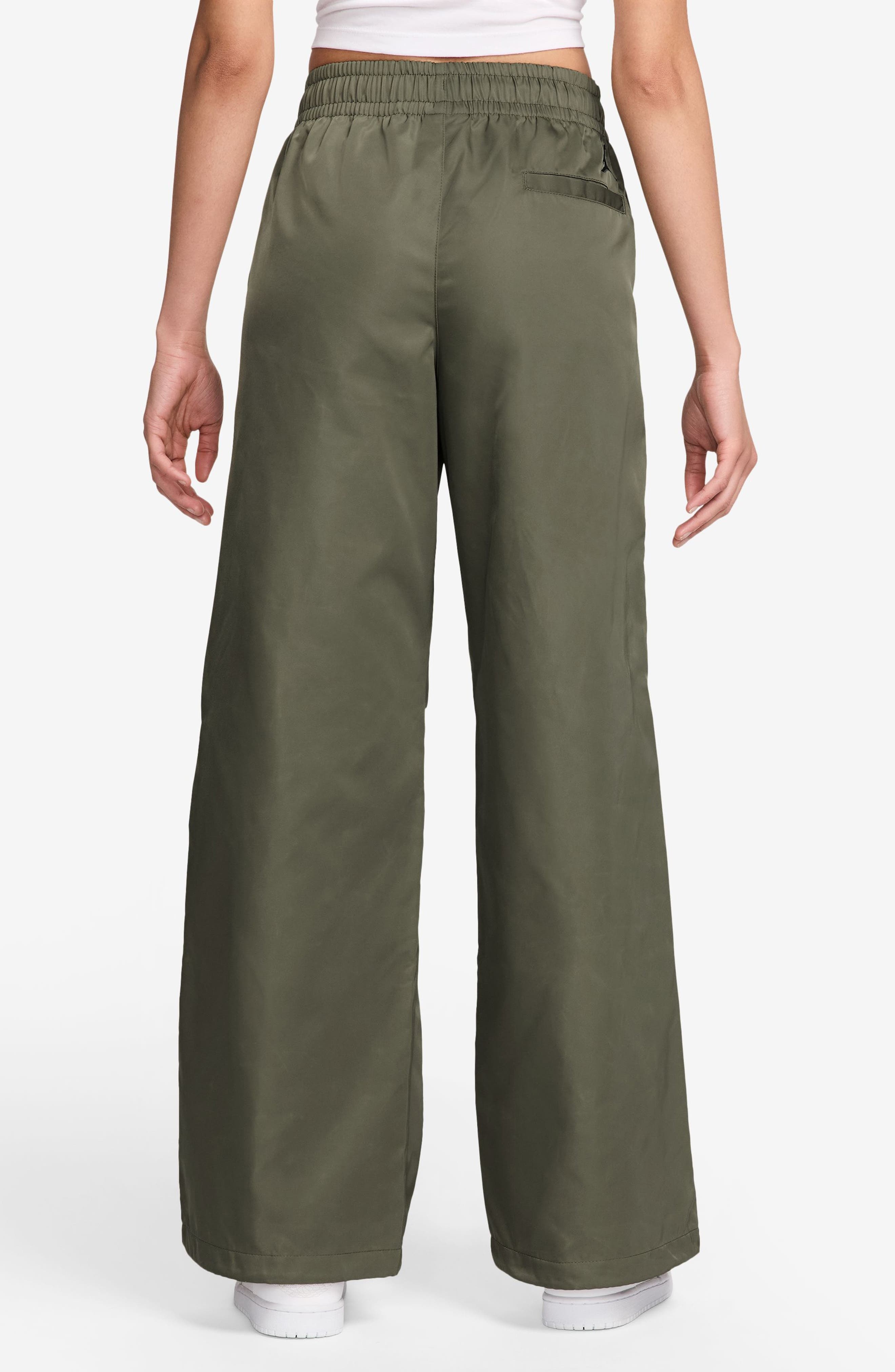 Jordan Brooklyn Water Repellent Pants in Medium Olive/Black at Nordstrom - 2