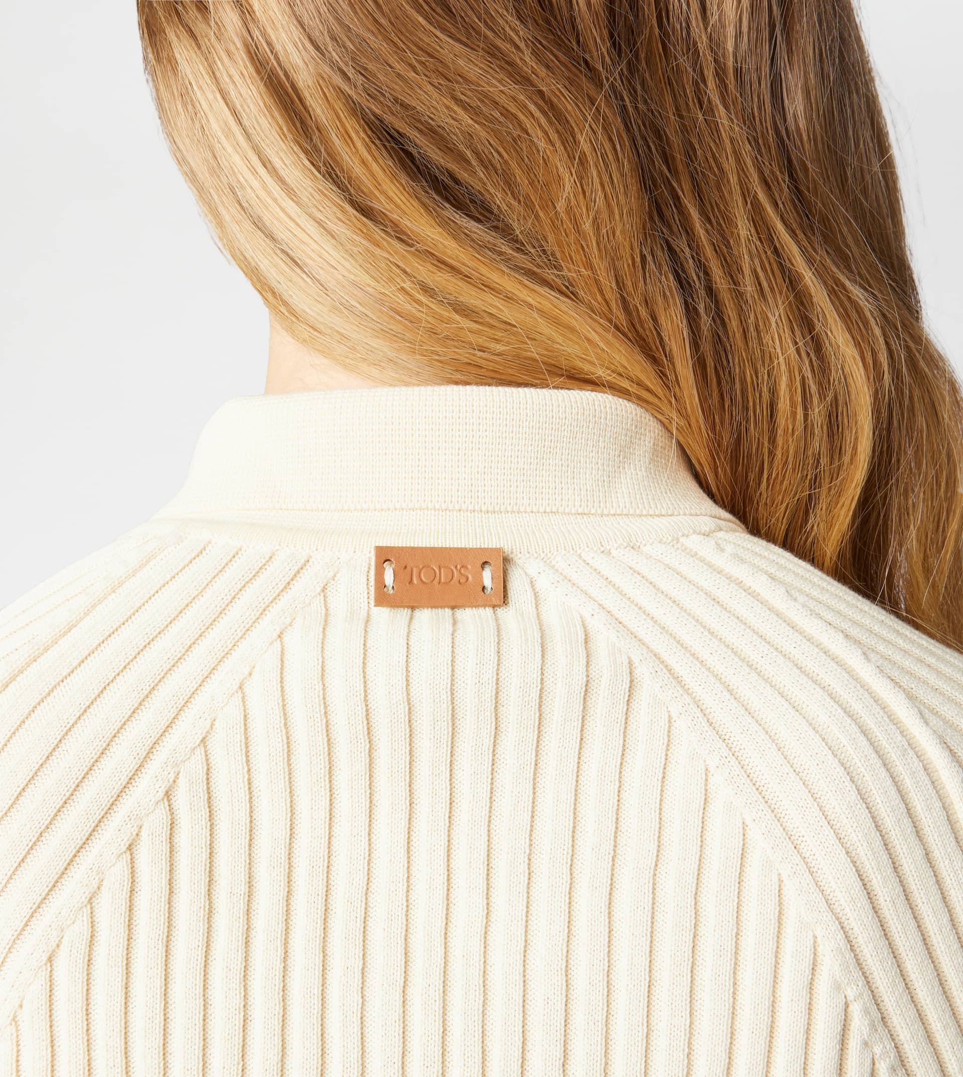 POLO SHIRT IN KNIT - WHITE - 6