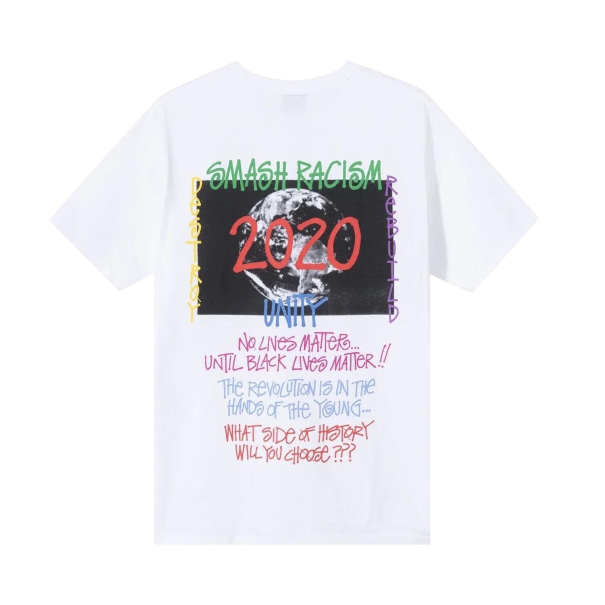 Stussy Corner Pocket Tee 'White' - 2
