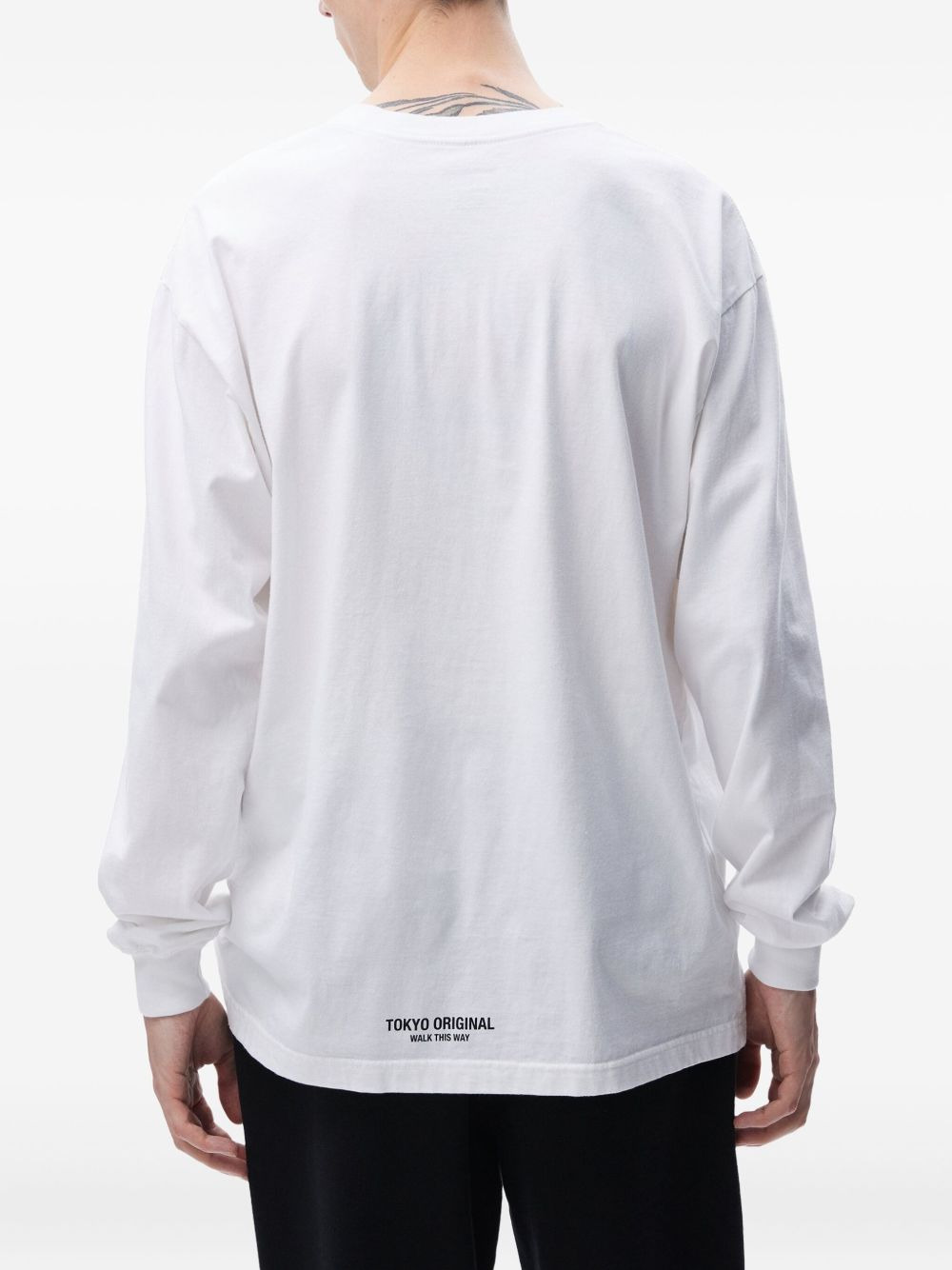 graphic-print long-sleeve T-shirt - 3