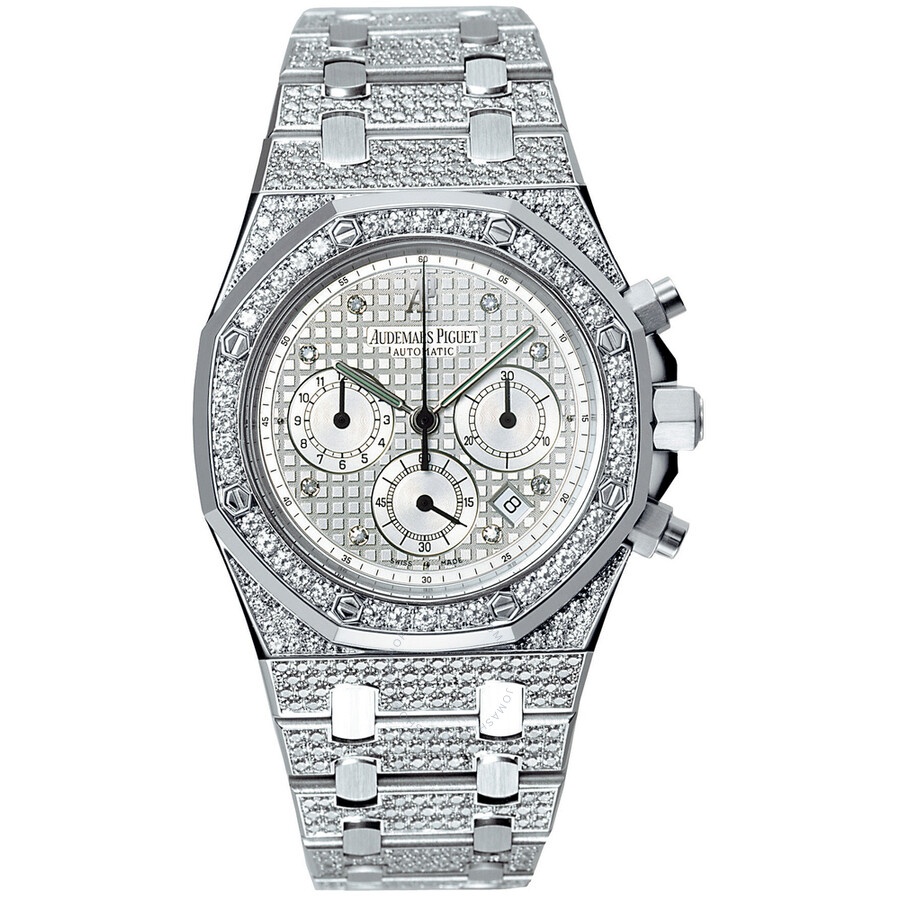 Audemars Piguet Royal Oak Chronograph Diamond White Gold Men's Watch 25967BC.ZZ.1185BC.01 - 1