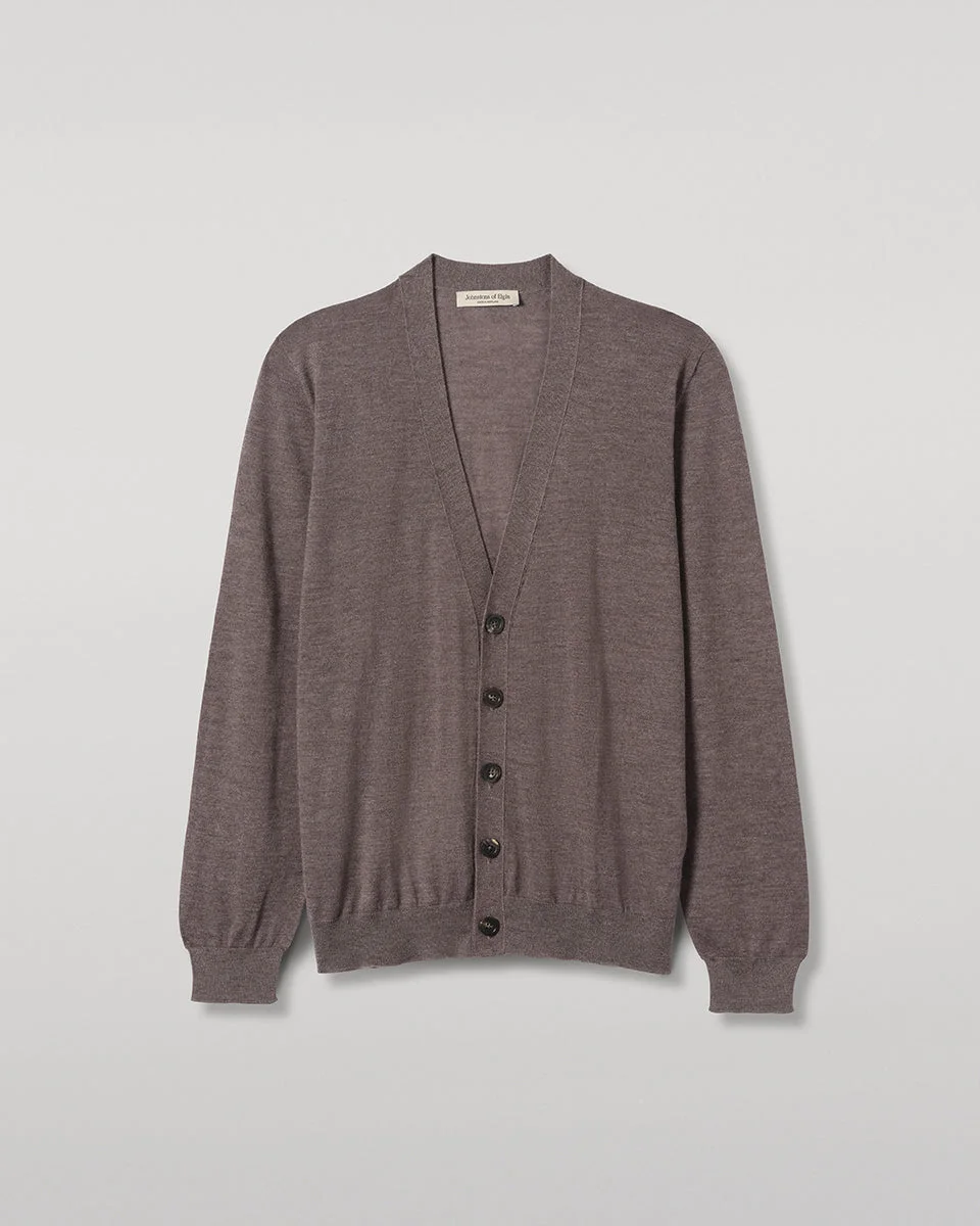 Forsyth Brown Superfine Cashmere Cardigan - 1