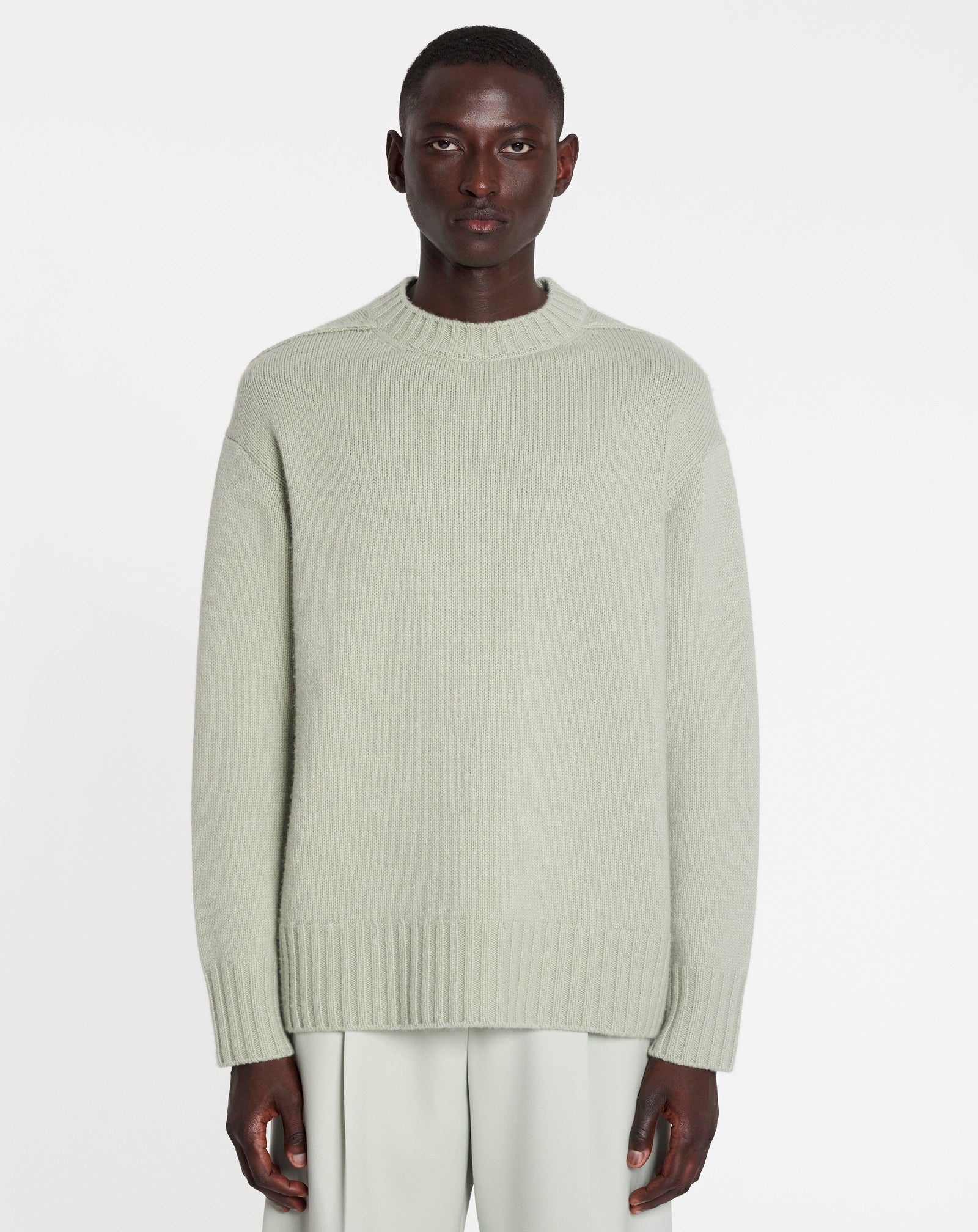 CREWNECK JUMPER IN CASHMERE - 3