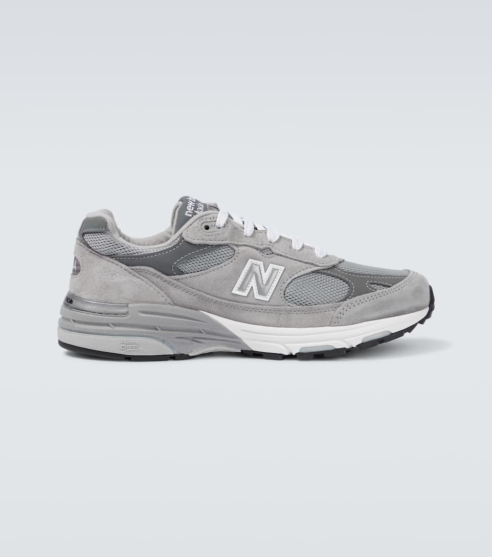 New Balance Made in USA 993 leather-trimmed sneakers | mytheresa 