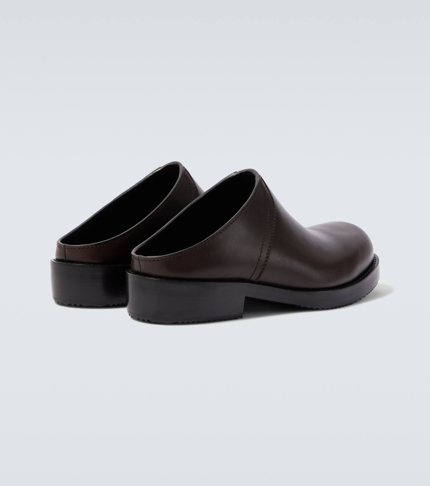 Leather mules - 6