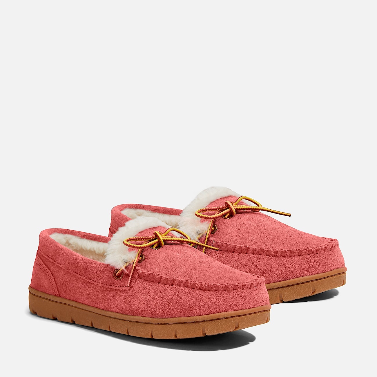 Women's Faux-Fur Tie Moccasin - 4