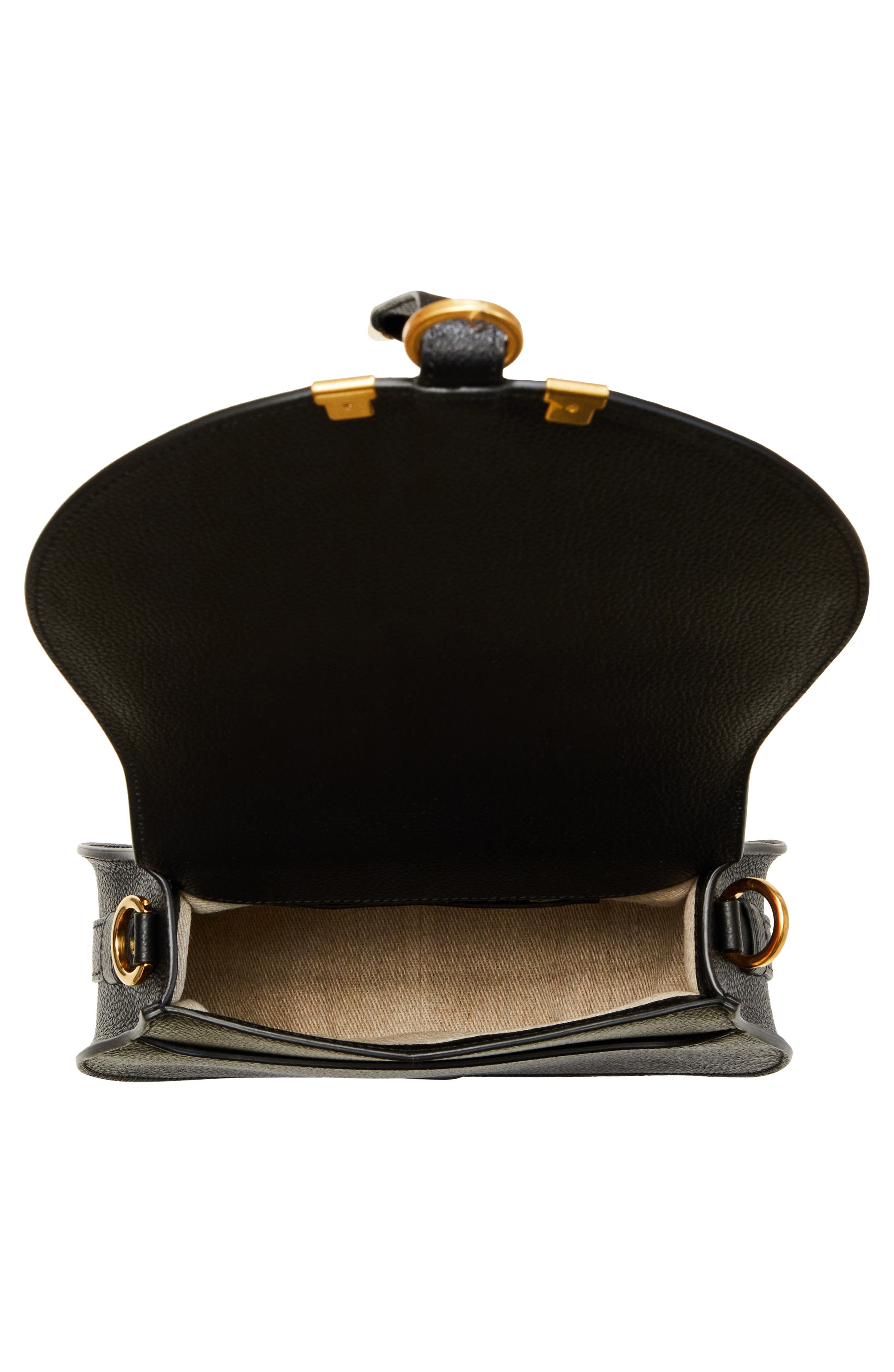Chloé Large Marcie Leather Crossbody Bag in 001 Black at Nordstrom - 4