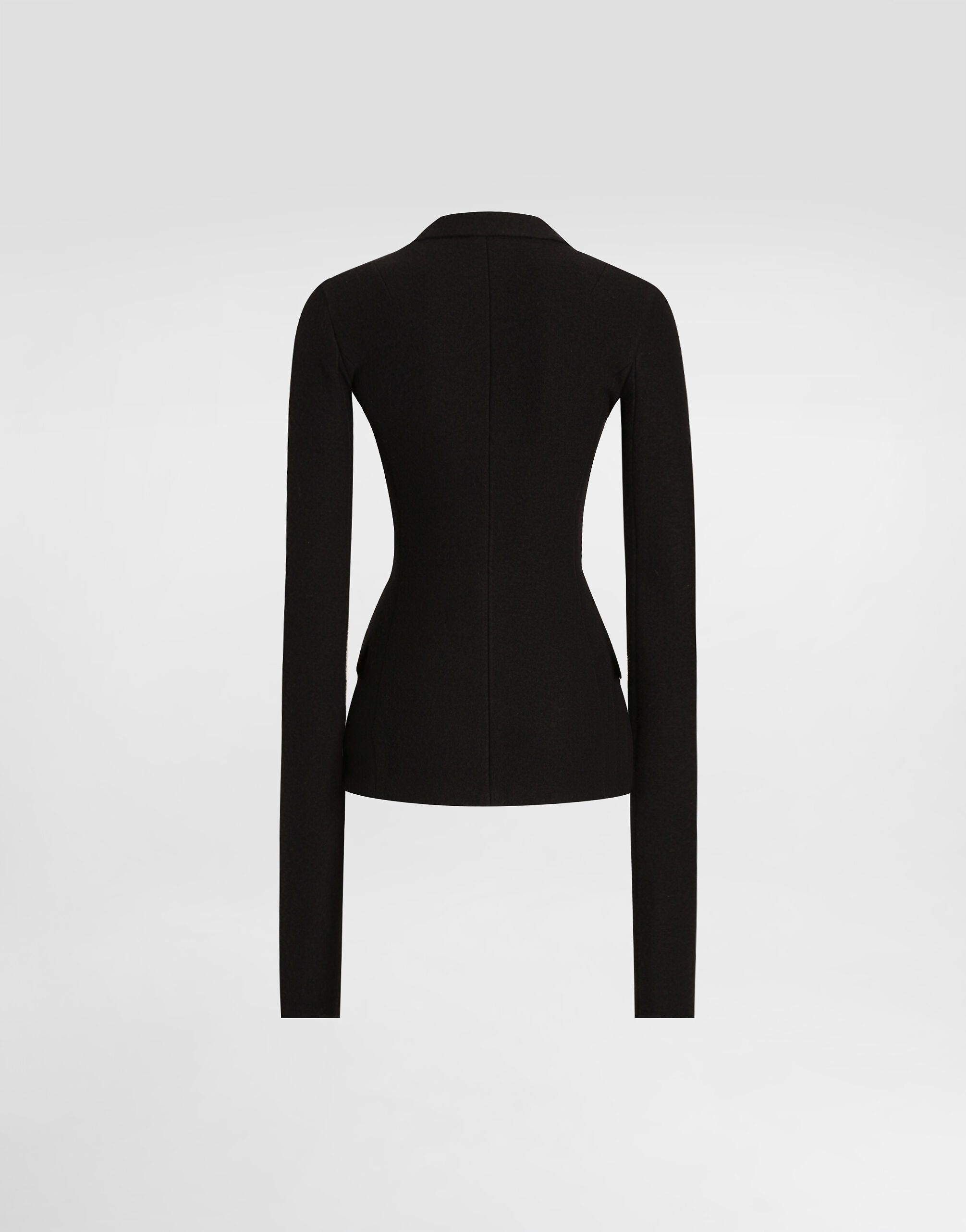 Double-breasted jacket inwool cloth - 7