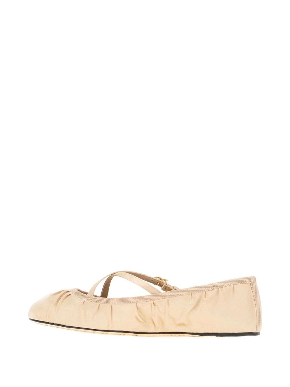 leather ballerina shoes - 3