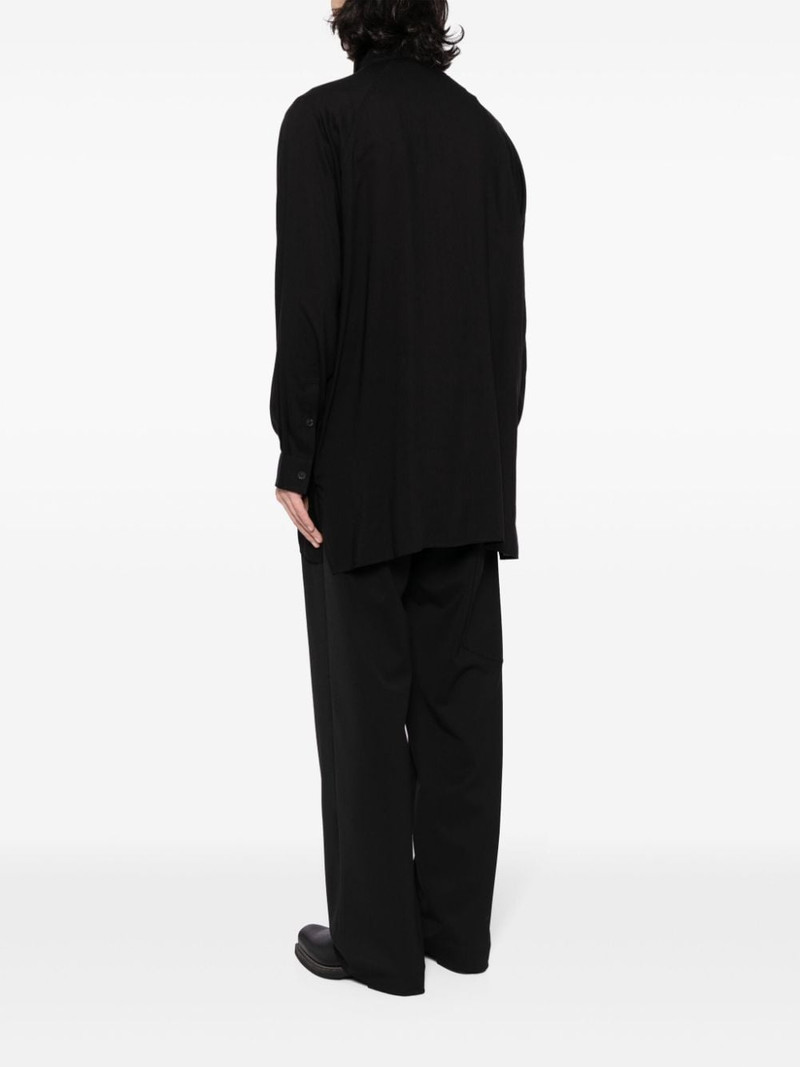 panelled button-up shirt 4