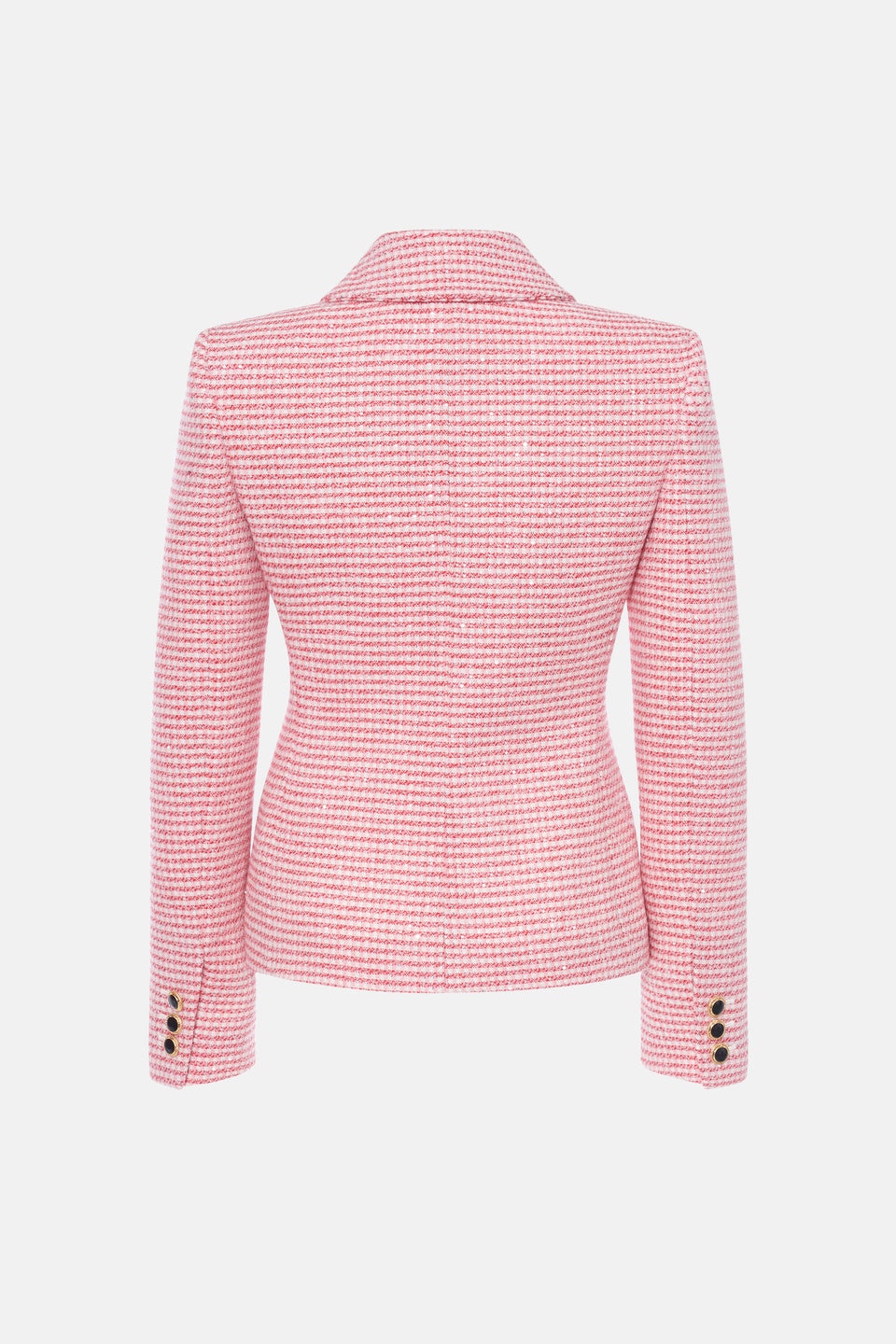 VICHY SEQUIN TWEED JACKET - 2