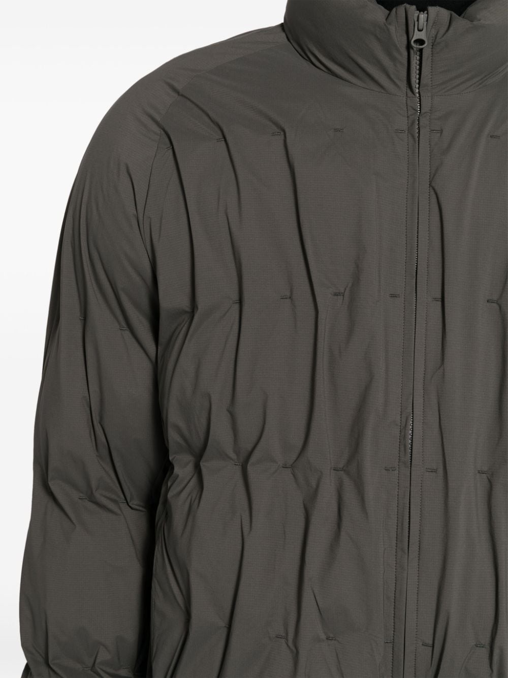 decorative-stitching puffer jacket - 5