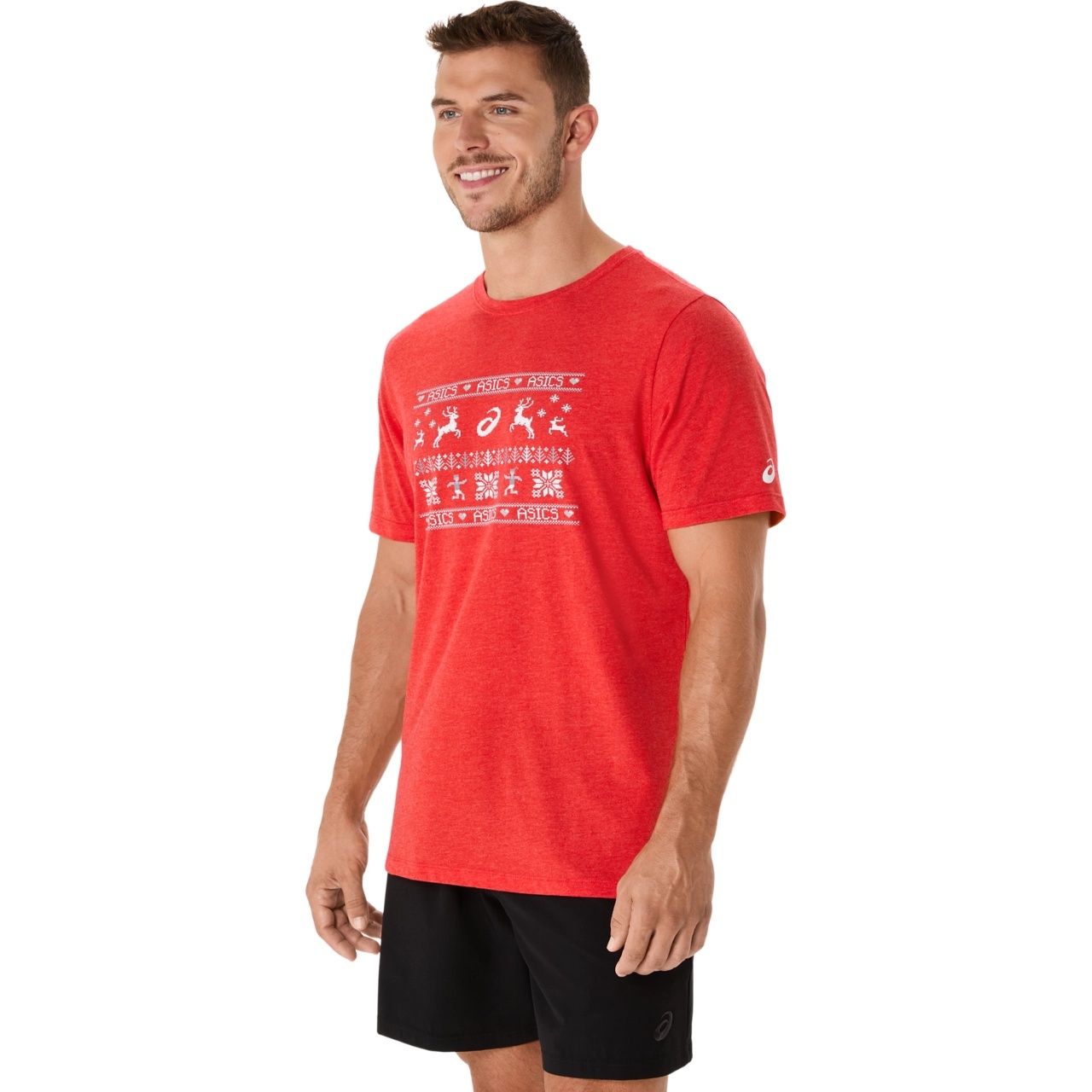 UNISEX ASICS HOLIDAY SHORT SLEEVE TEE - 3