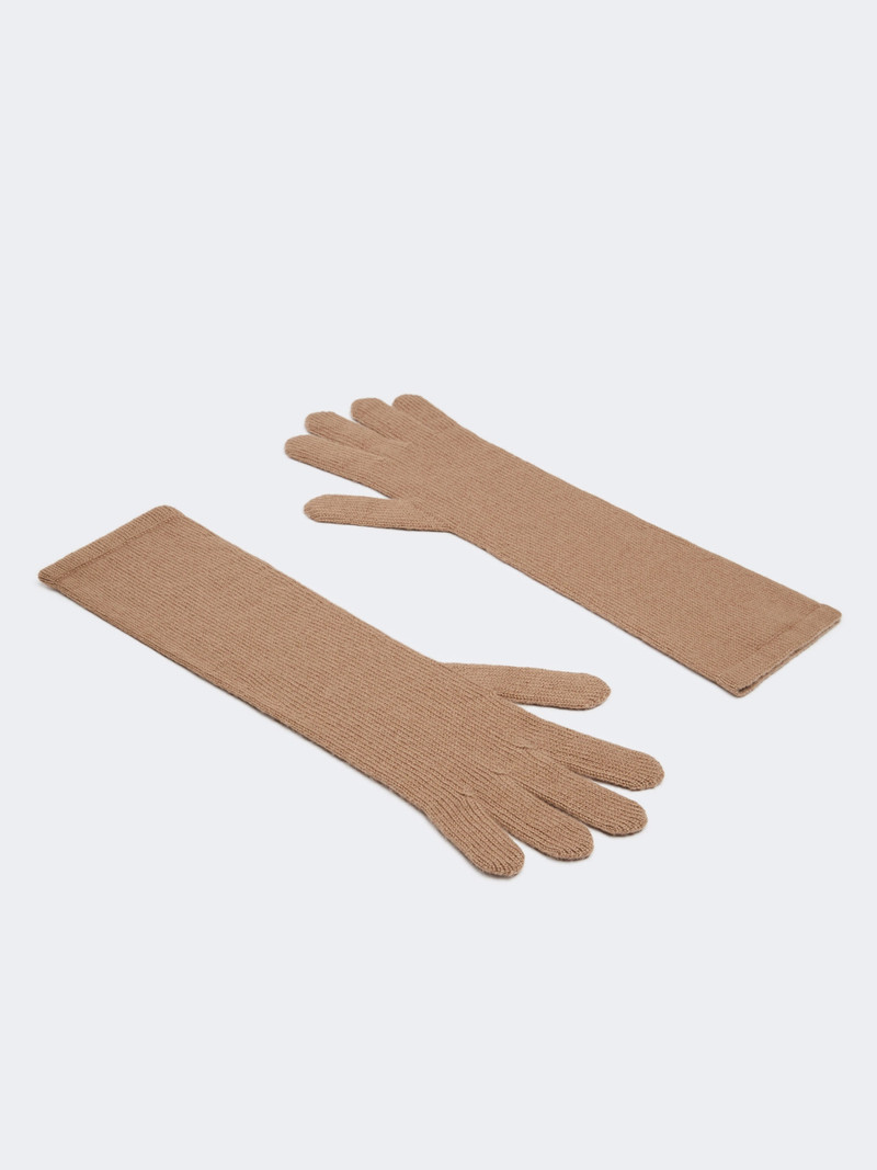 Max Mara JOCK Cashmere gloves - HAZELNUT BROWN outlook