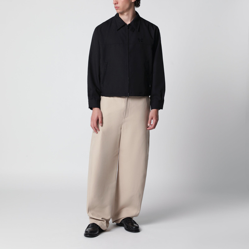 NEEDLES Black twill sport jacket outlook