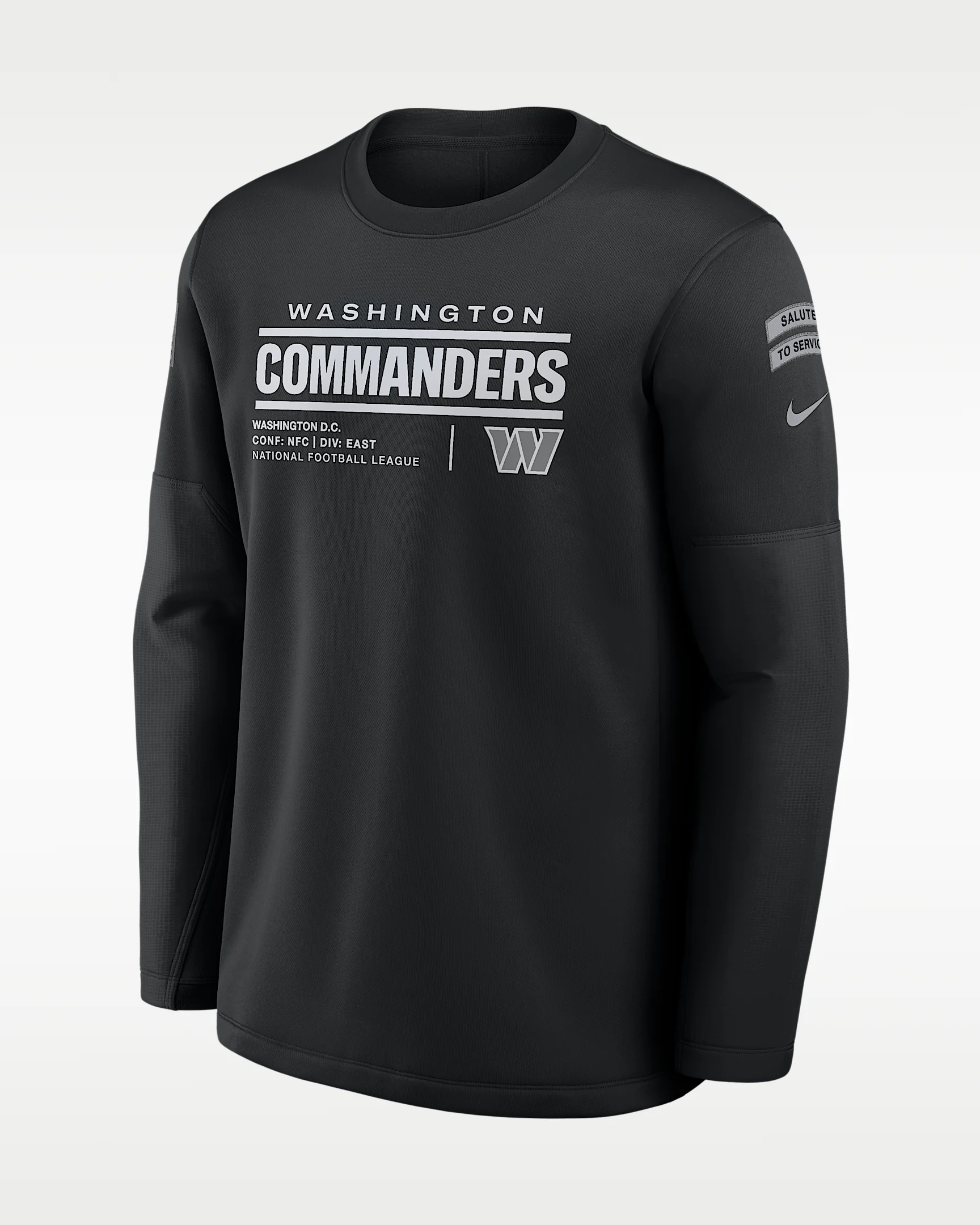 Washington Commanders Salute to Service Sideline Coaches Men's Nike NFL Pullover Crew - 1