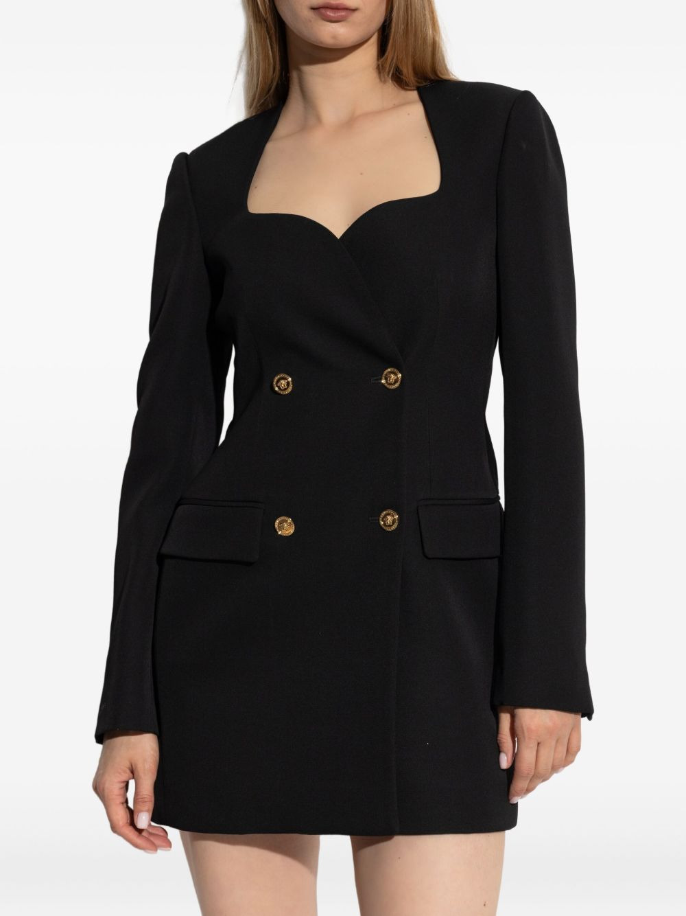 double-breasted blazer dress - 3