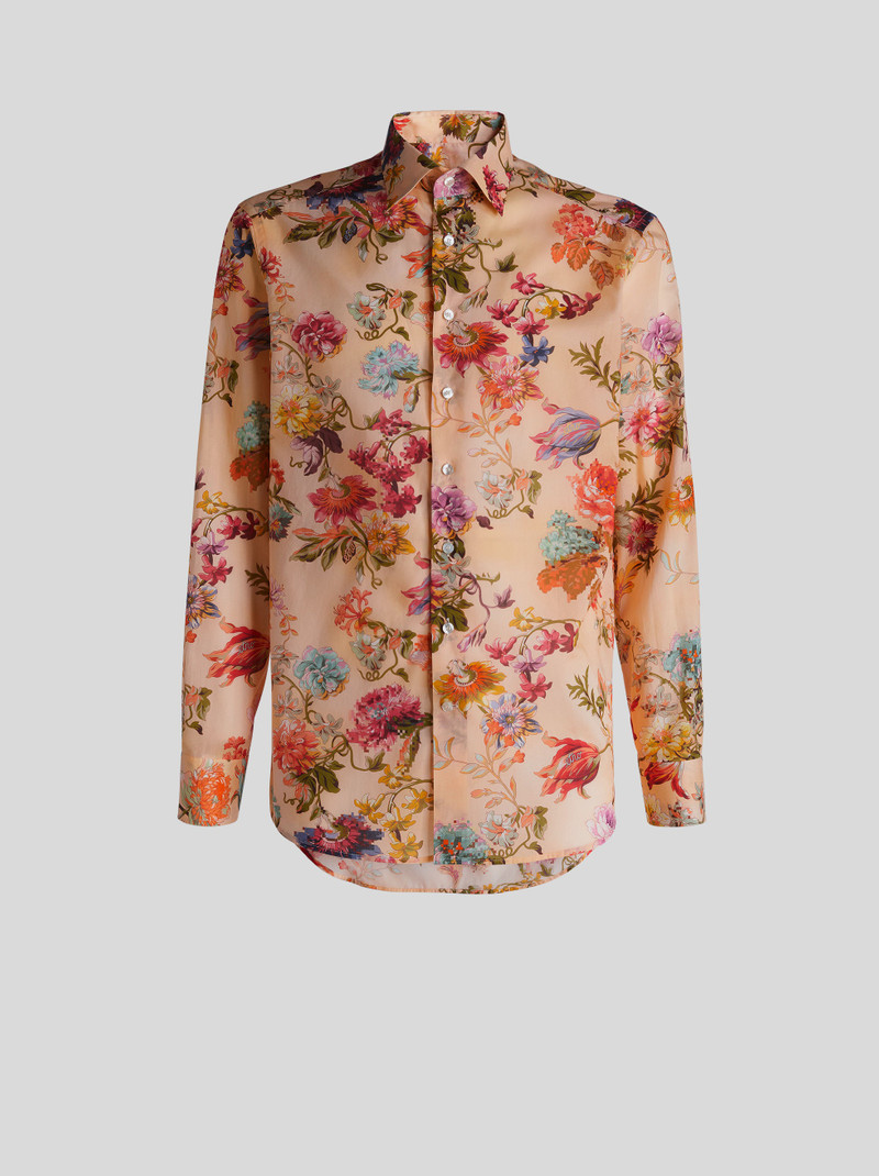 FLORAL PRINT COTTON SHIRT 1