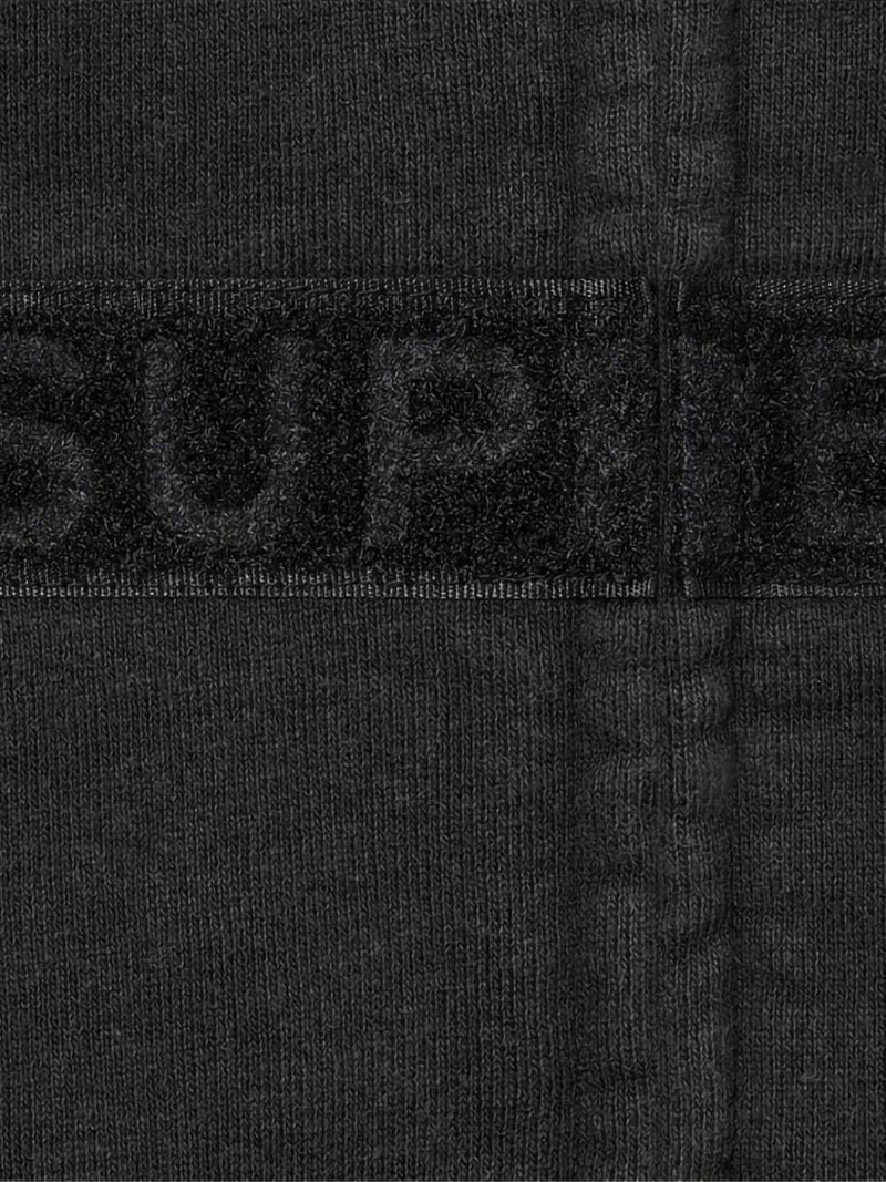 Supreme x Marithé+François Girbaud zip-up hoodie outlook