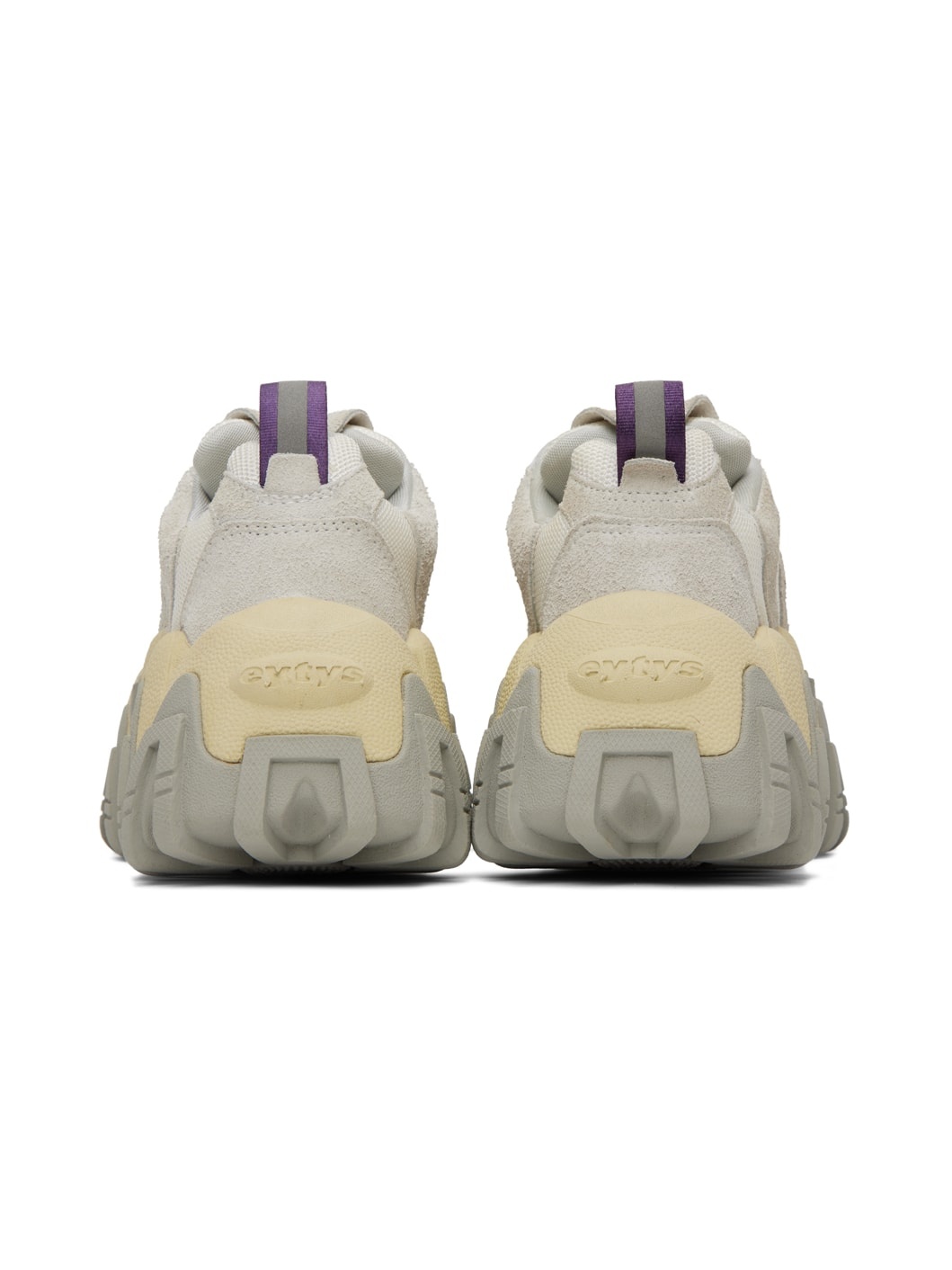 White & Gray Halo Sneakers - 2