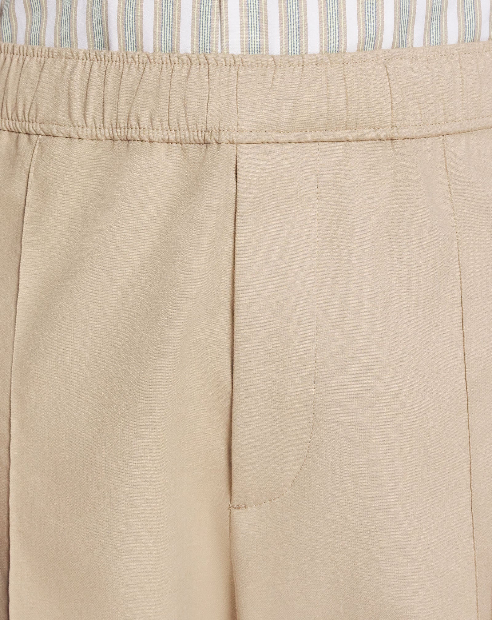 SUIT PANTS WITH AN ELASTICATED WAISTBAND - 5