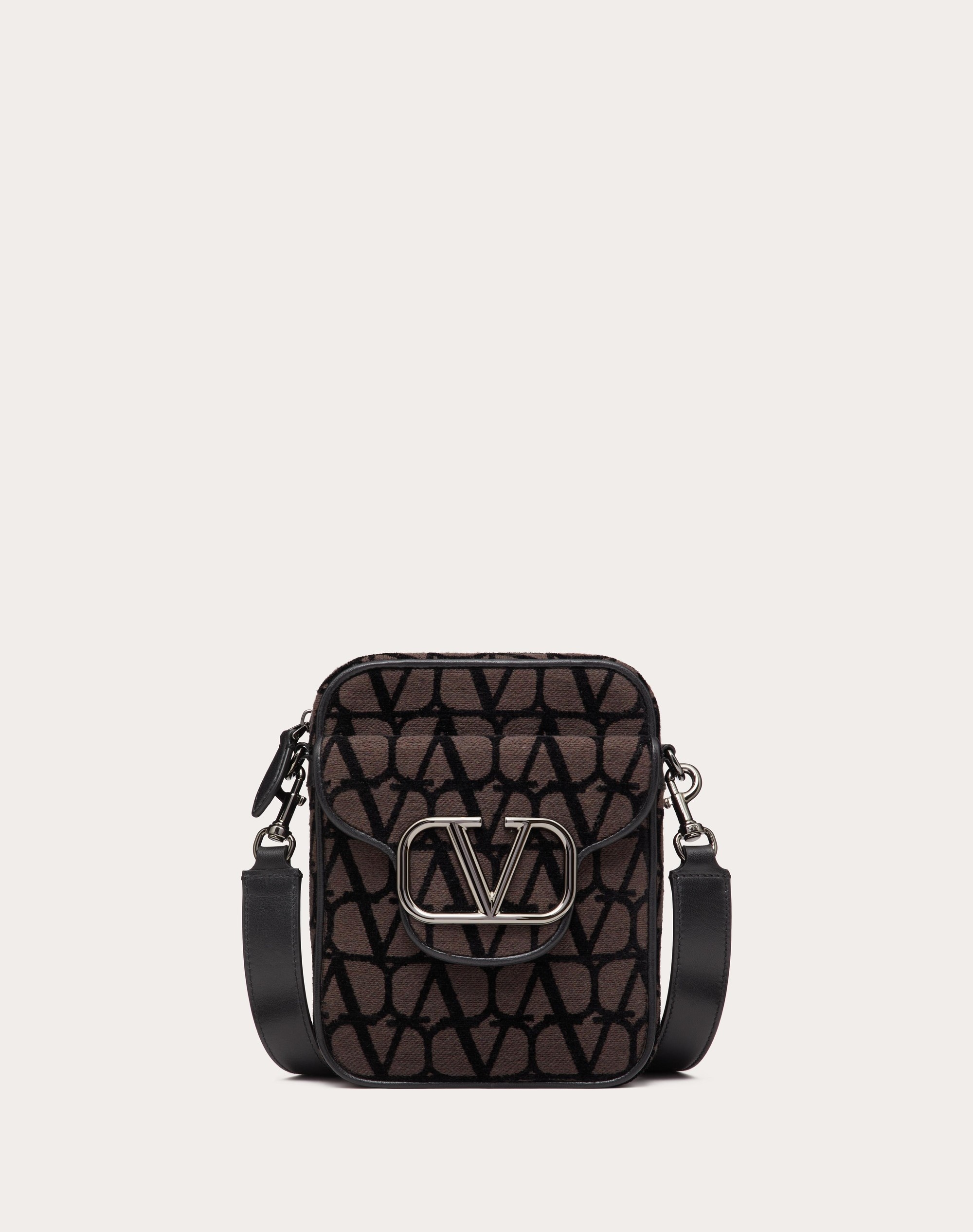 Valentino Men's Toile Iconographe Small Crossbody Bag