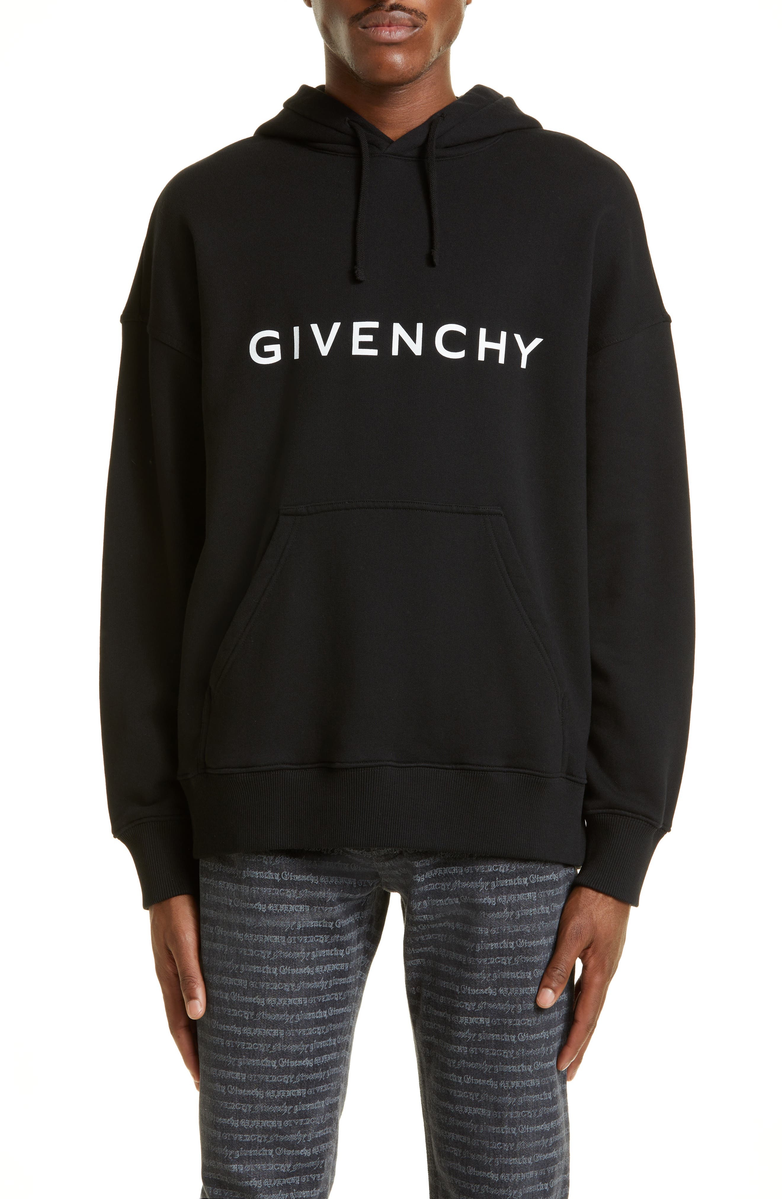 Slim Fit Logo Graphic Hoodie - 1