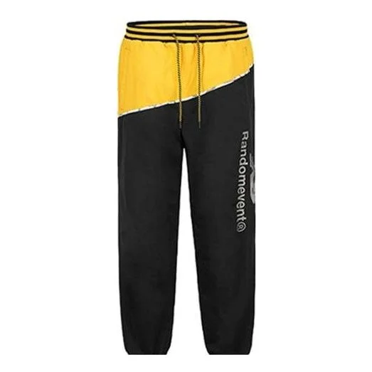New Balance x Randomevent Rebirth Sweatpants 'Black Yellow' NT94N213-MY - 1