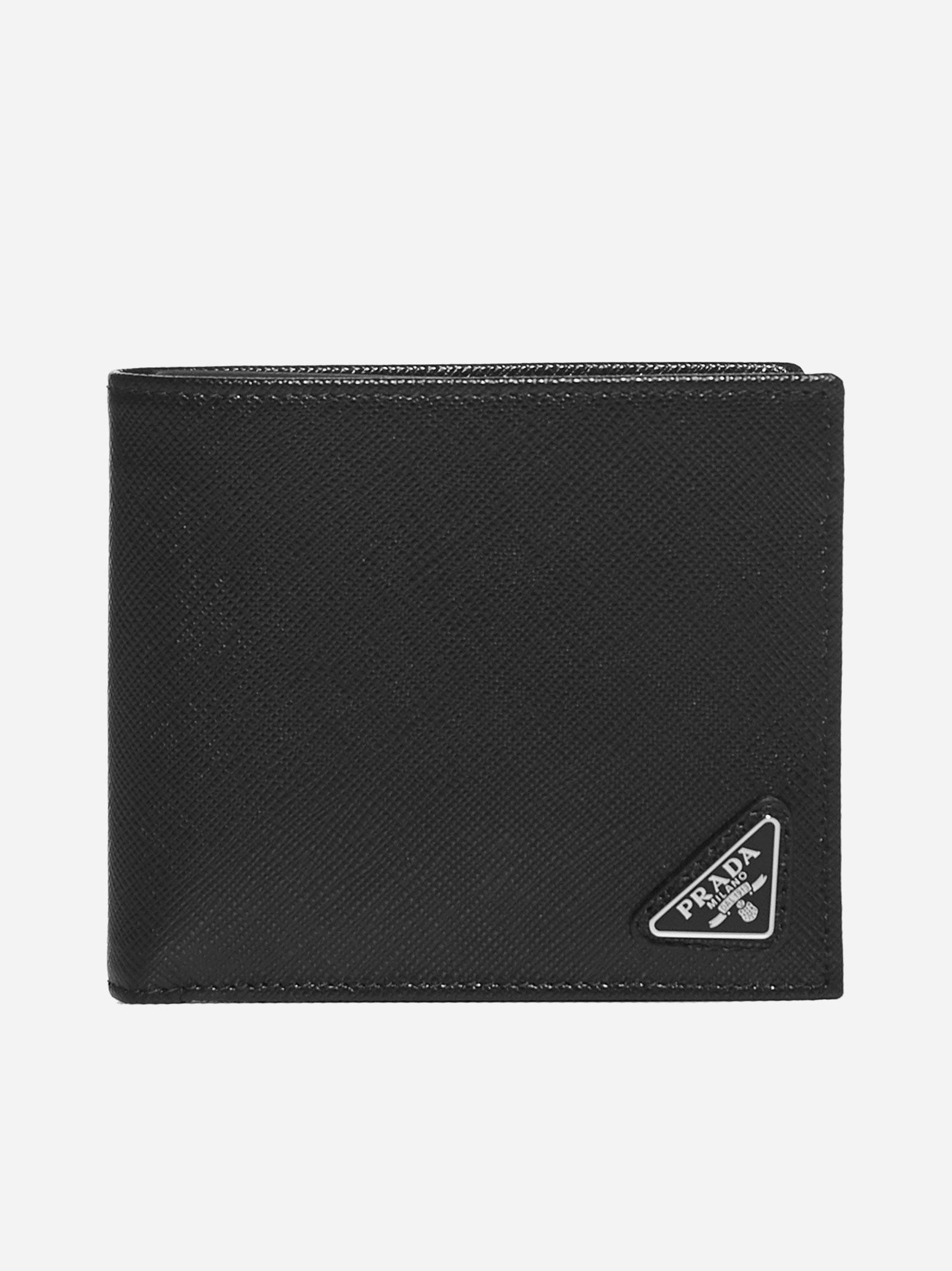 Saffiano leather bifold wallet - 1