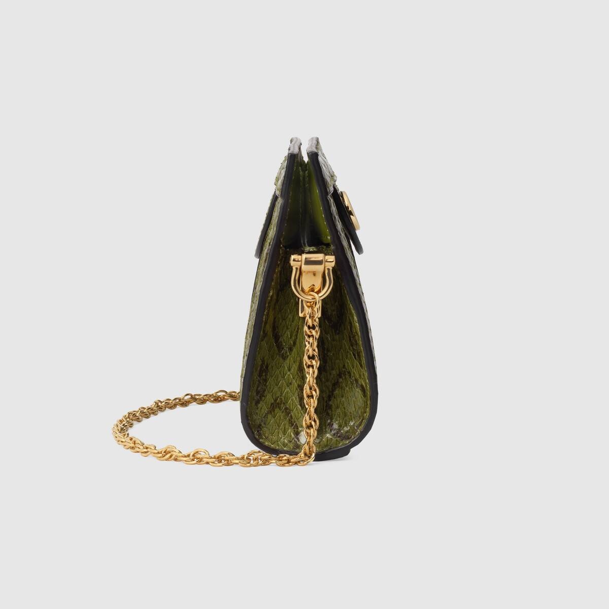 Ophidia snakeskin mini shoulder bag - 4