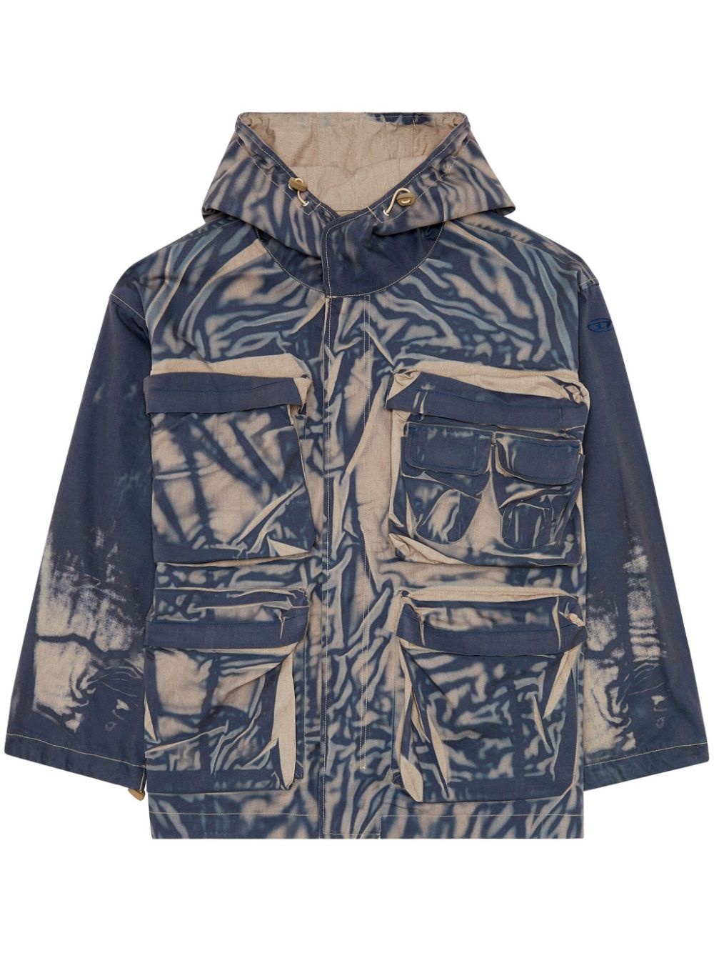 J-Cadmus creased-effect cargo jacket - 1
