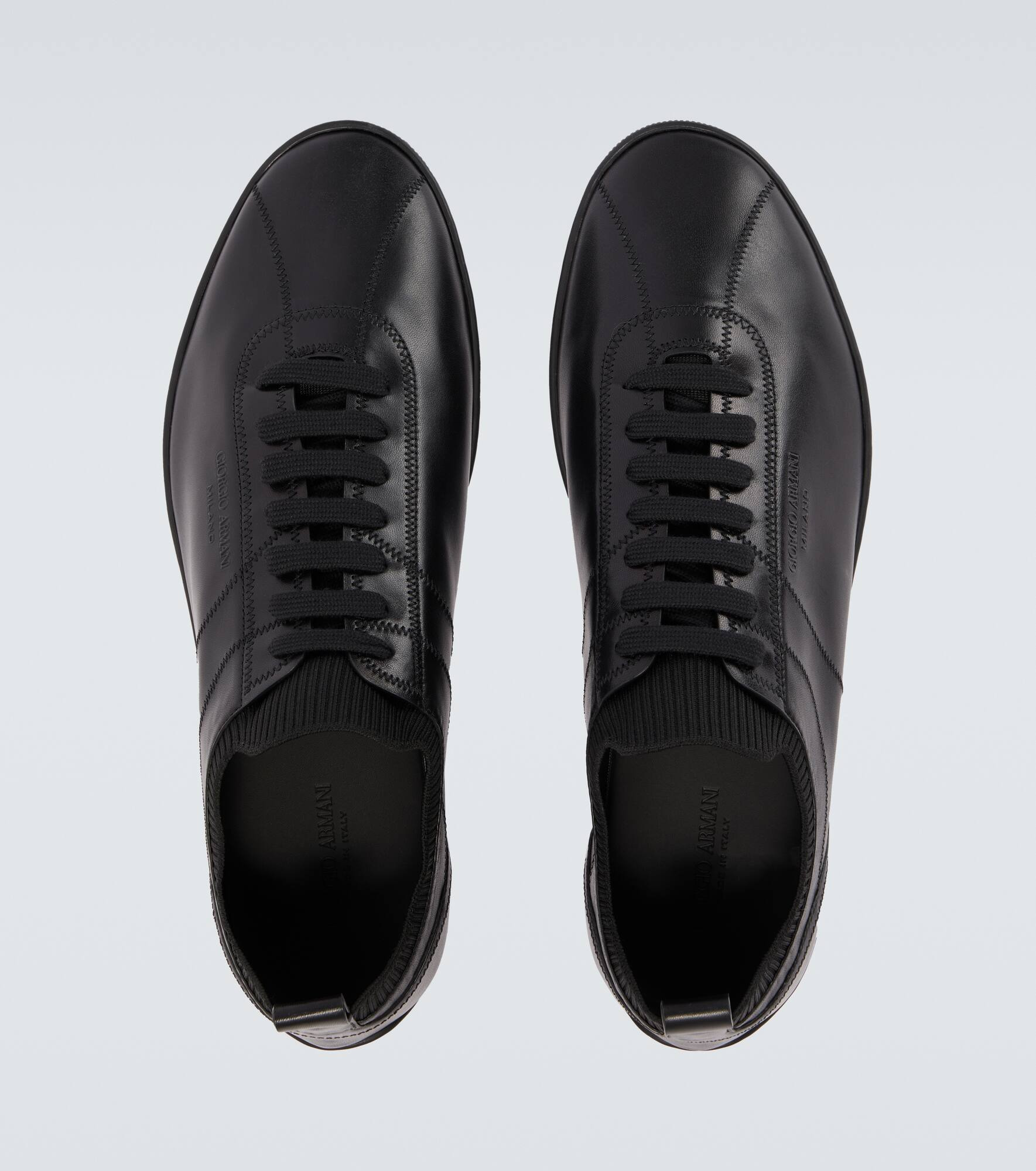 Leather sneakers - 4
