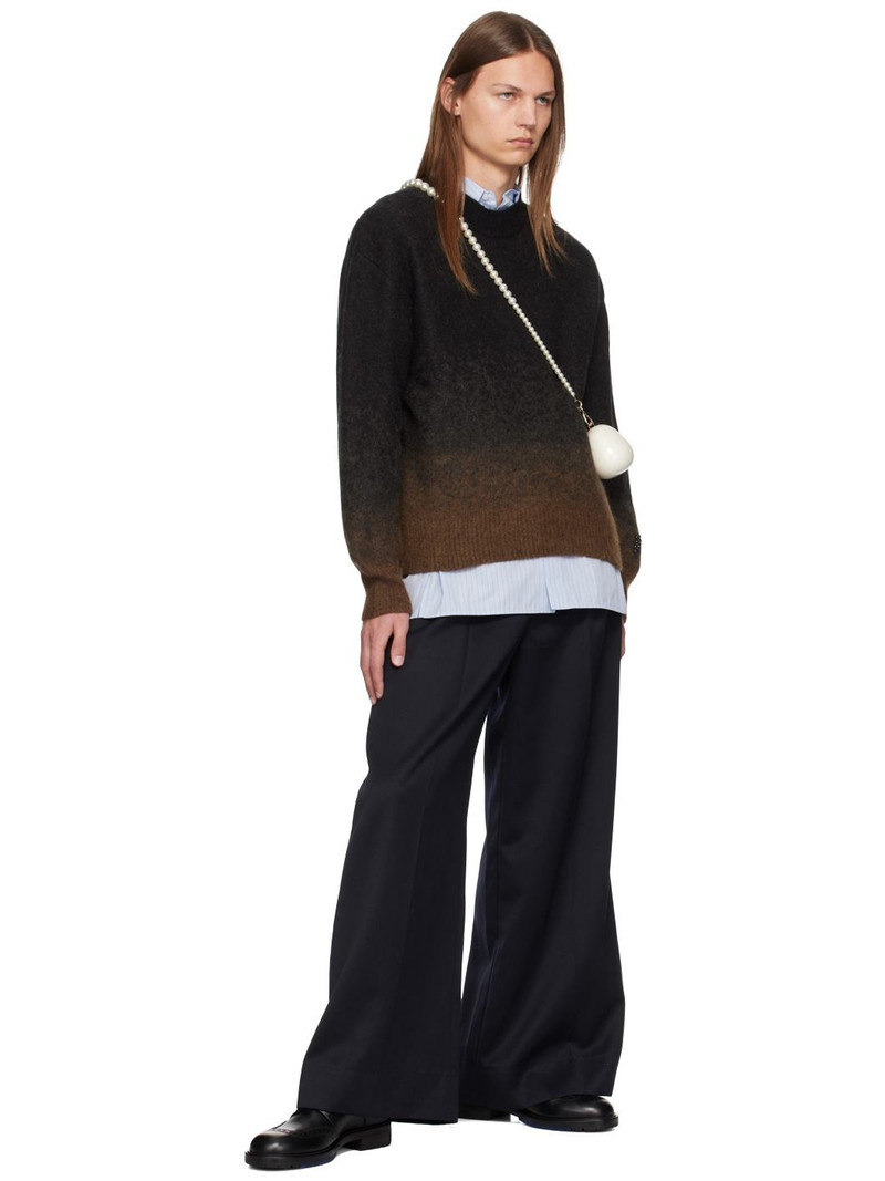 Simone Rocha Black & Brown Relaxed Sweater outlook