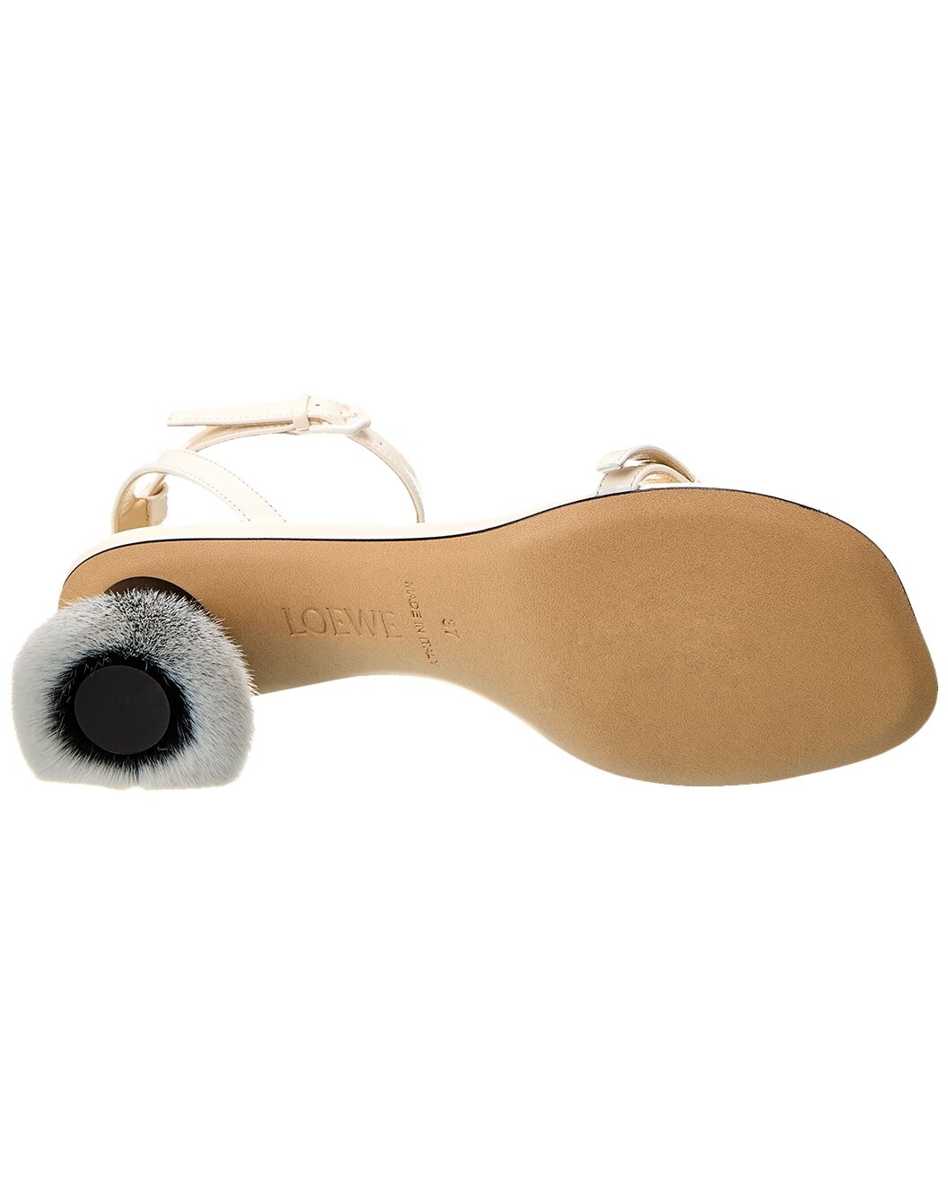 Loewe Petal Brush Leather Sandal - 4