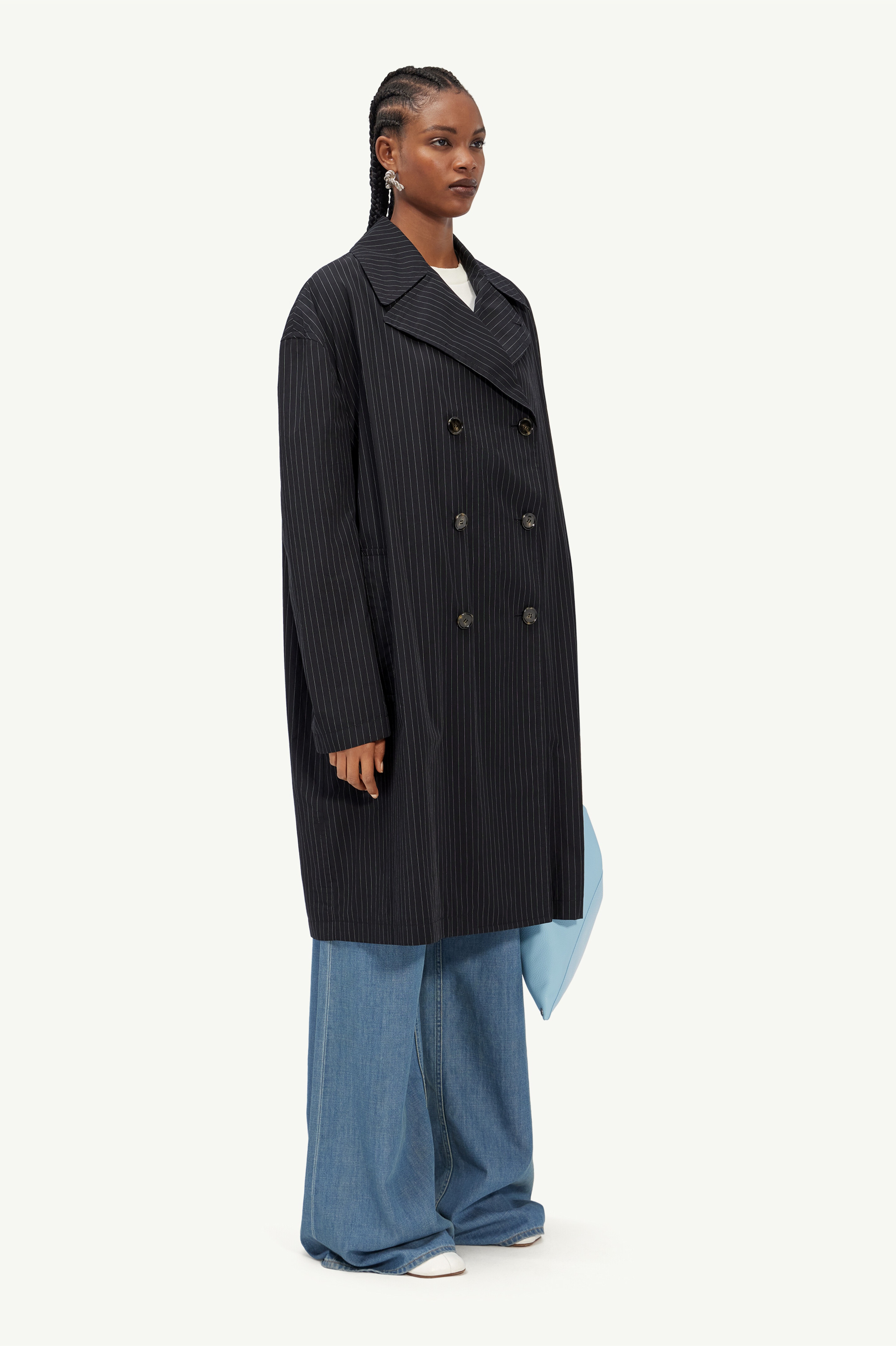 Double-breasted trench coat - 3