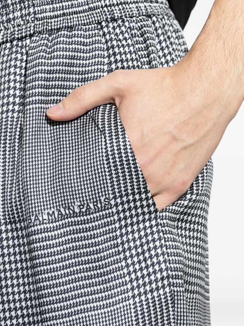 houndstooth elasticated shorts 5