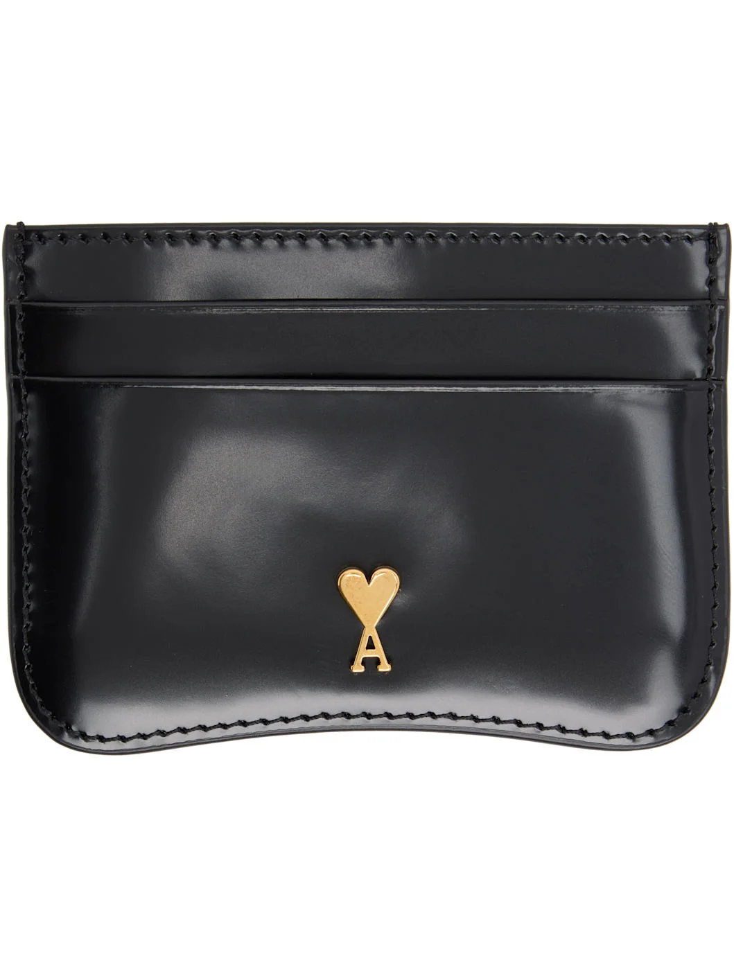 Black Paris Paris Card Holder - 1
