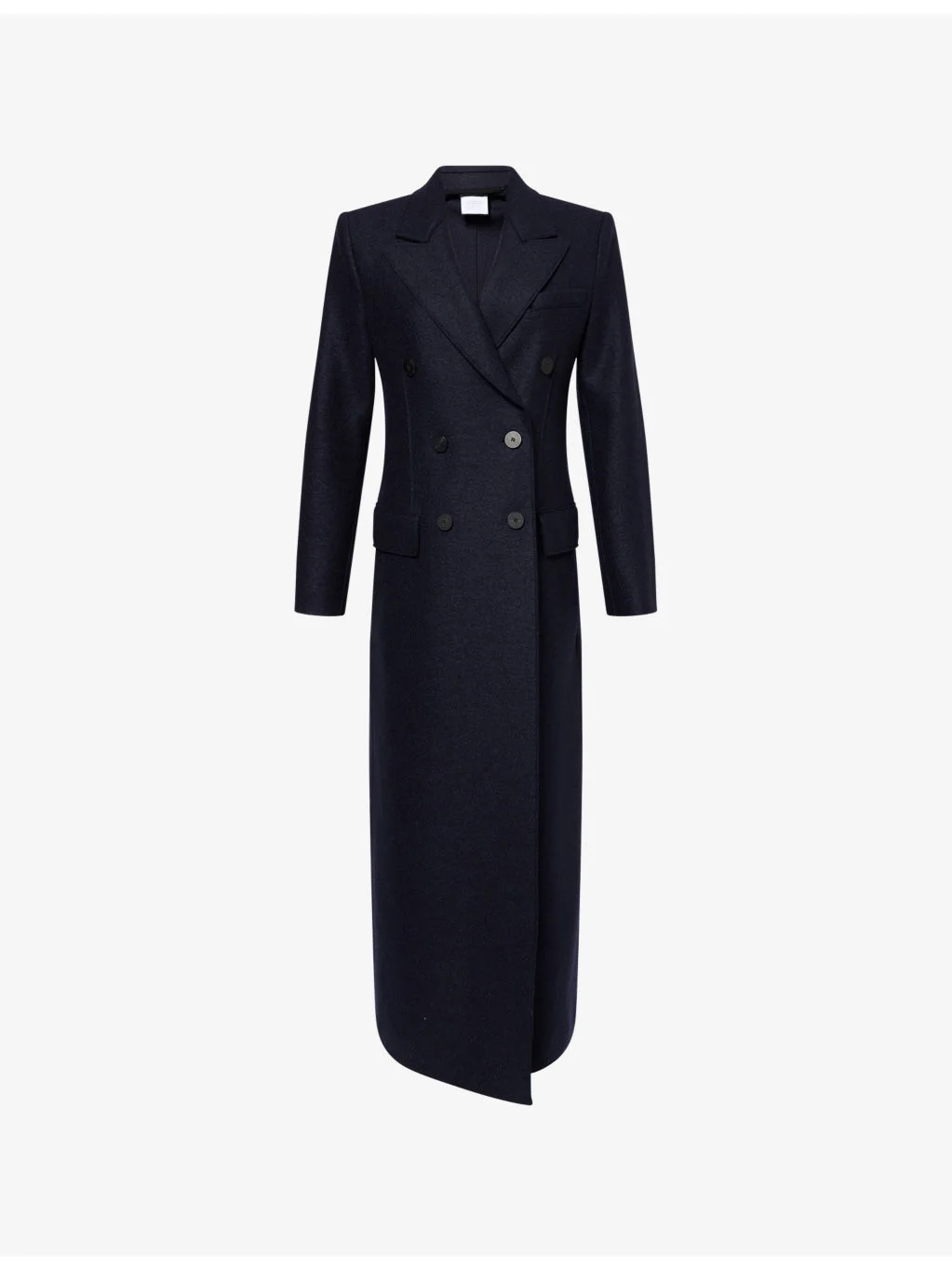 Tailored Double-Breasted Wool Coat - 1