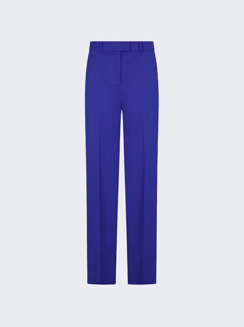 THE ATTICO Jagger Tuxedo Gabardine Pants Blue outlook