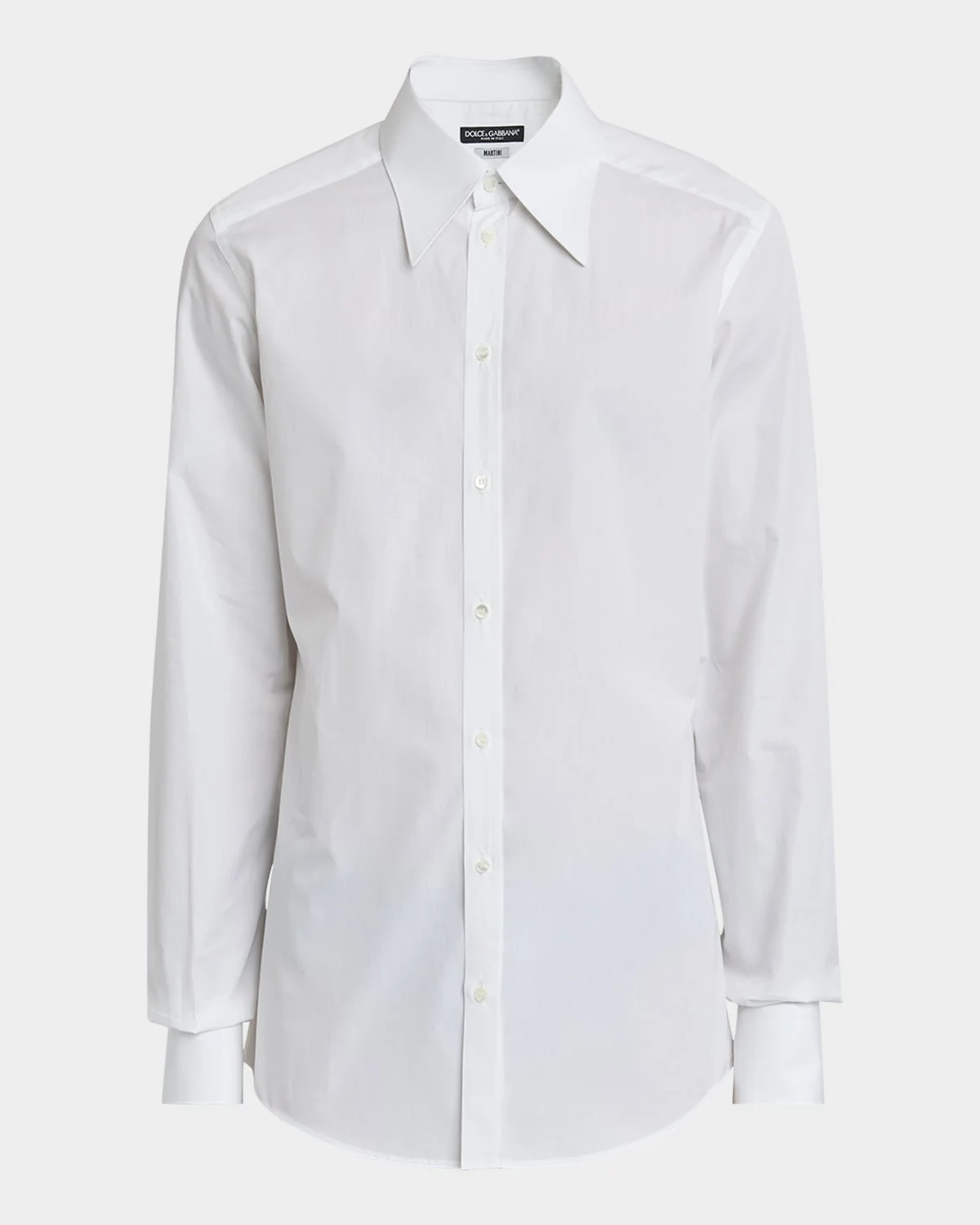 Men's Cotton Point-Collar Sport Shirt - 1
