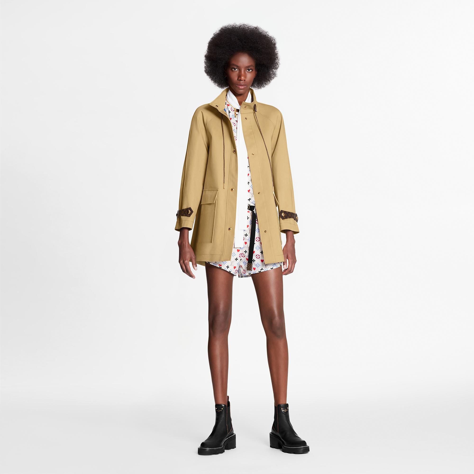 Raglan Sleeve A-Line Coat - 2