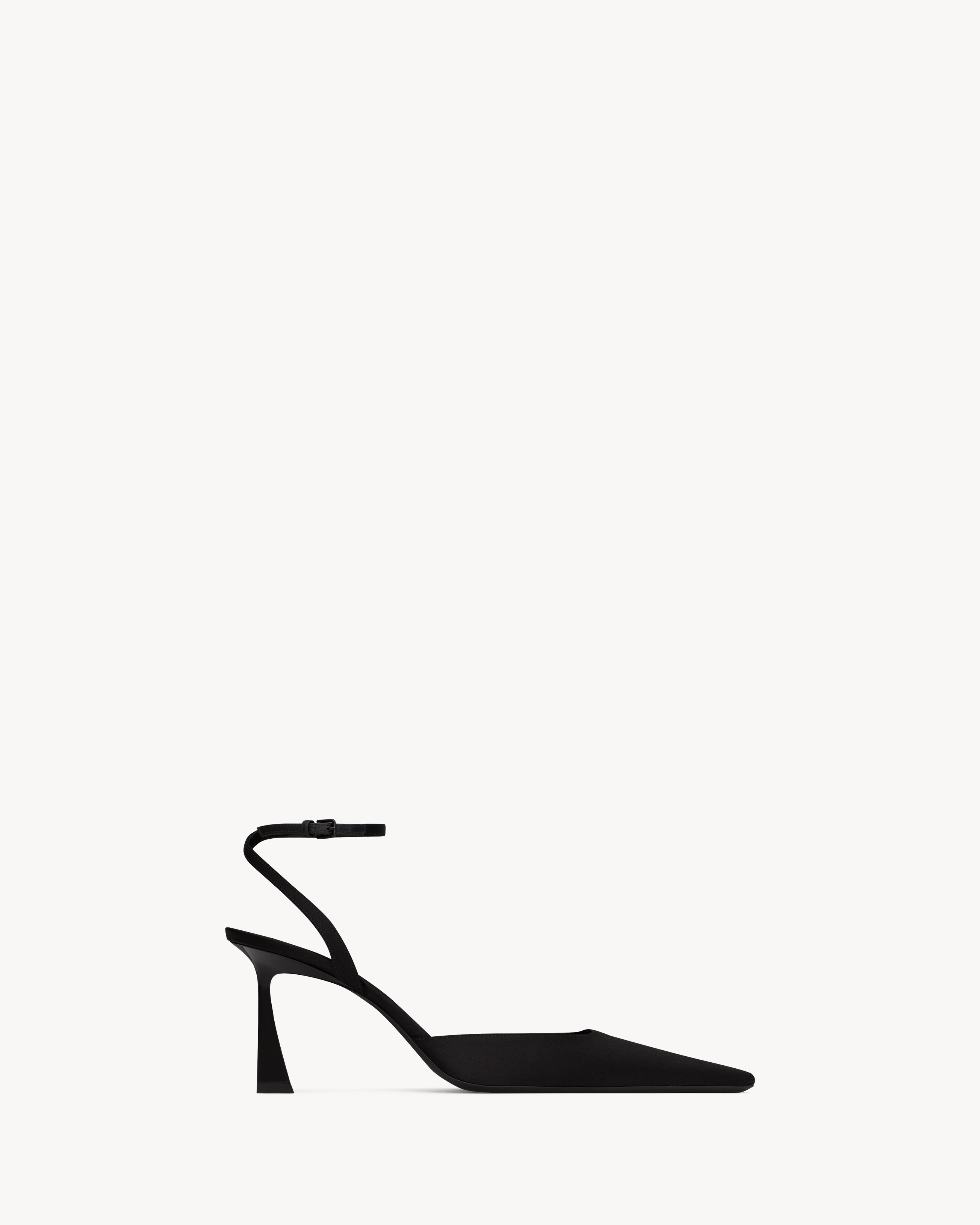 AIMÉE SLINGBACK PUMPS IN SATIN CREPE - 1