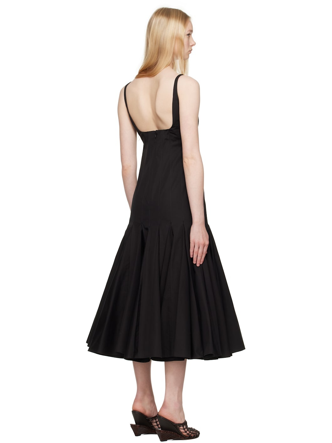 Black La Croisière 'The Agave' Midi Dress - 3