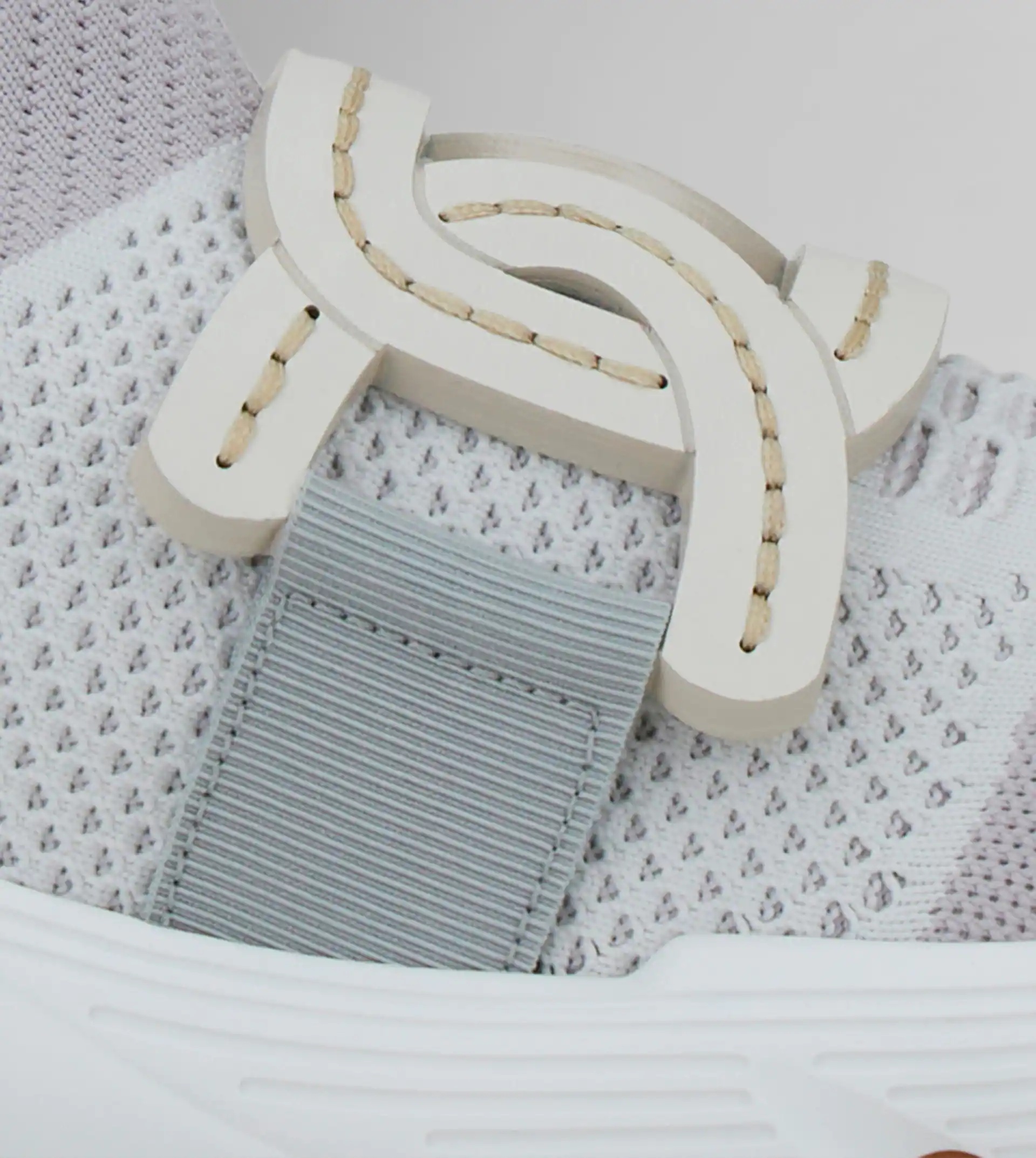 SNEAKERS IN HIGH-TECH FABRIC - WHITE, GREY - 6