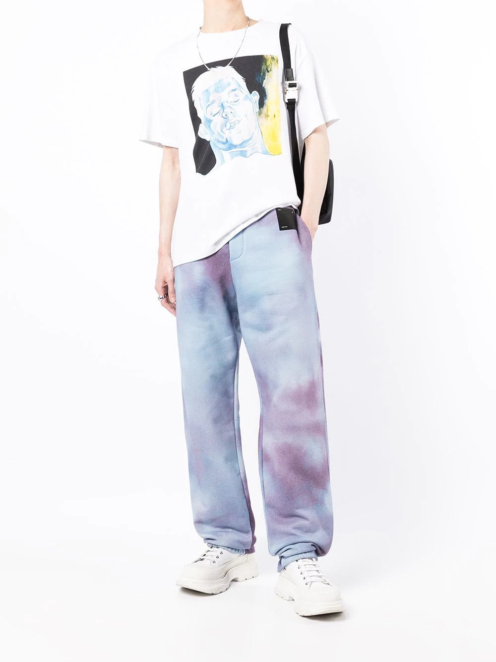 tie-dye track pants - 2