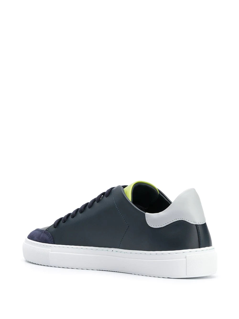 contrast-panel low-top sneakers - 3