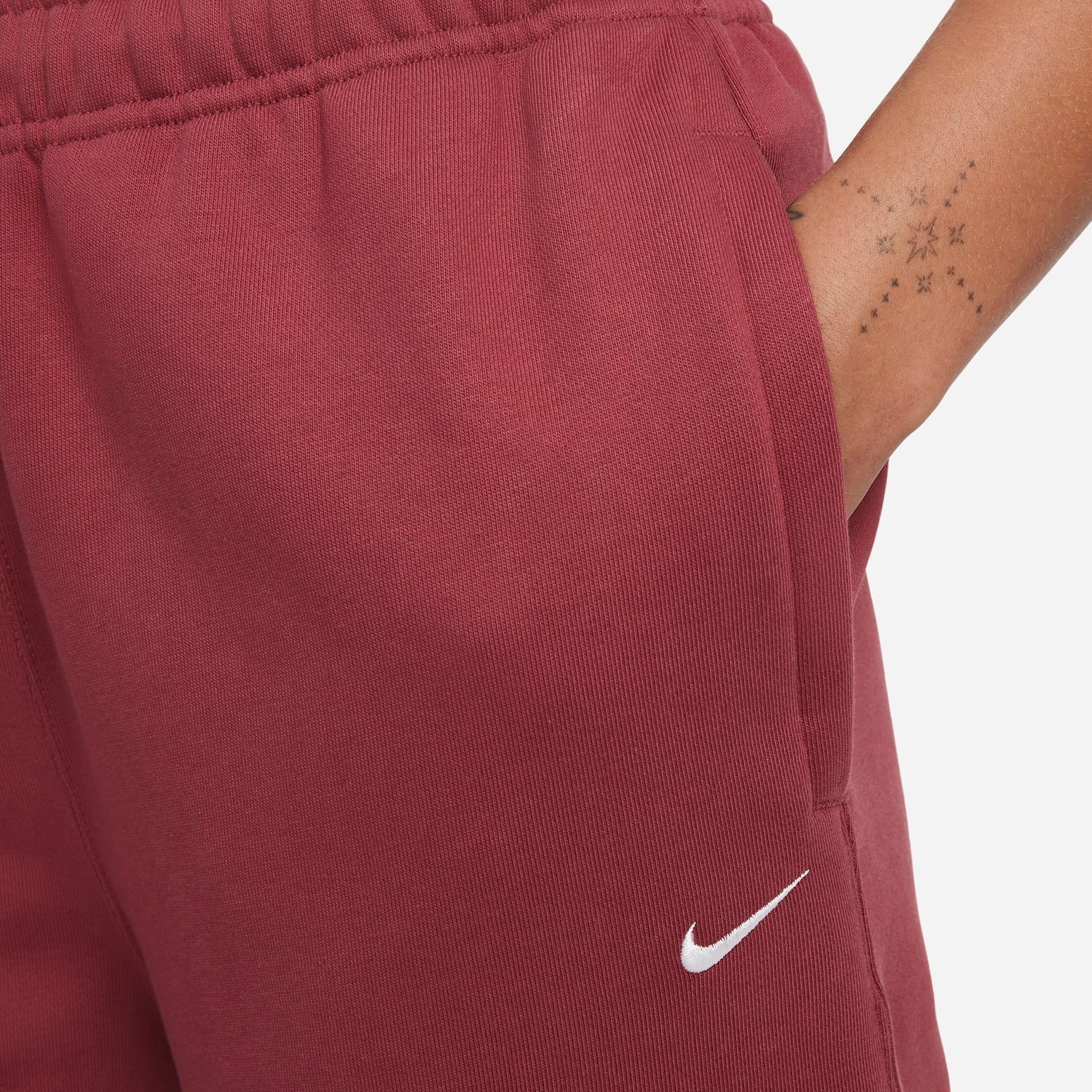 (WMNS) Nike Solo Swoosh Sweatpants 'Cedar' CW5565-661 - 4