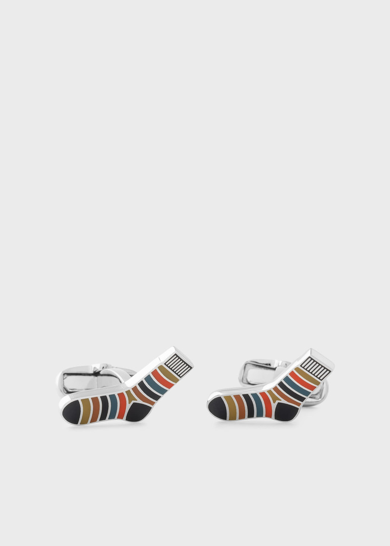 'Artist Stripe' Sock Cufflinks 1