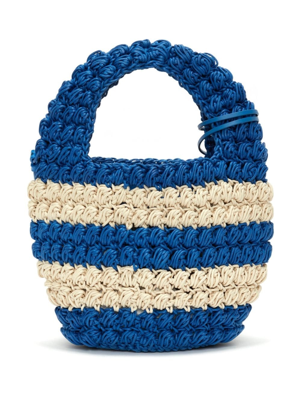 Anchor charm woven handbag - 3