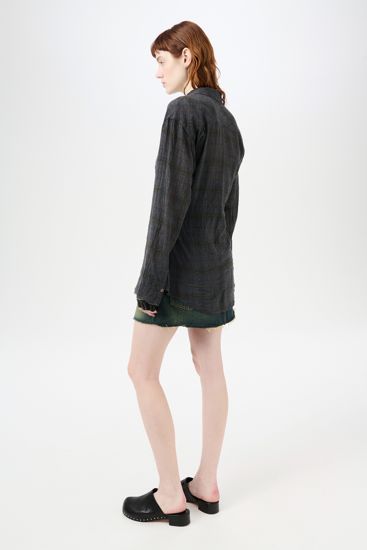 Daisy Shirt Bazaar Check Breeze Weave - 4